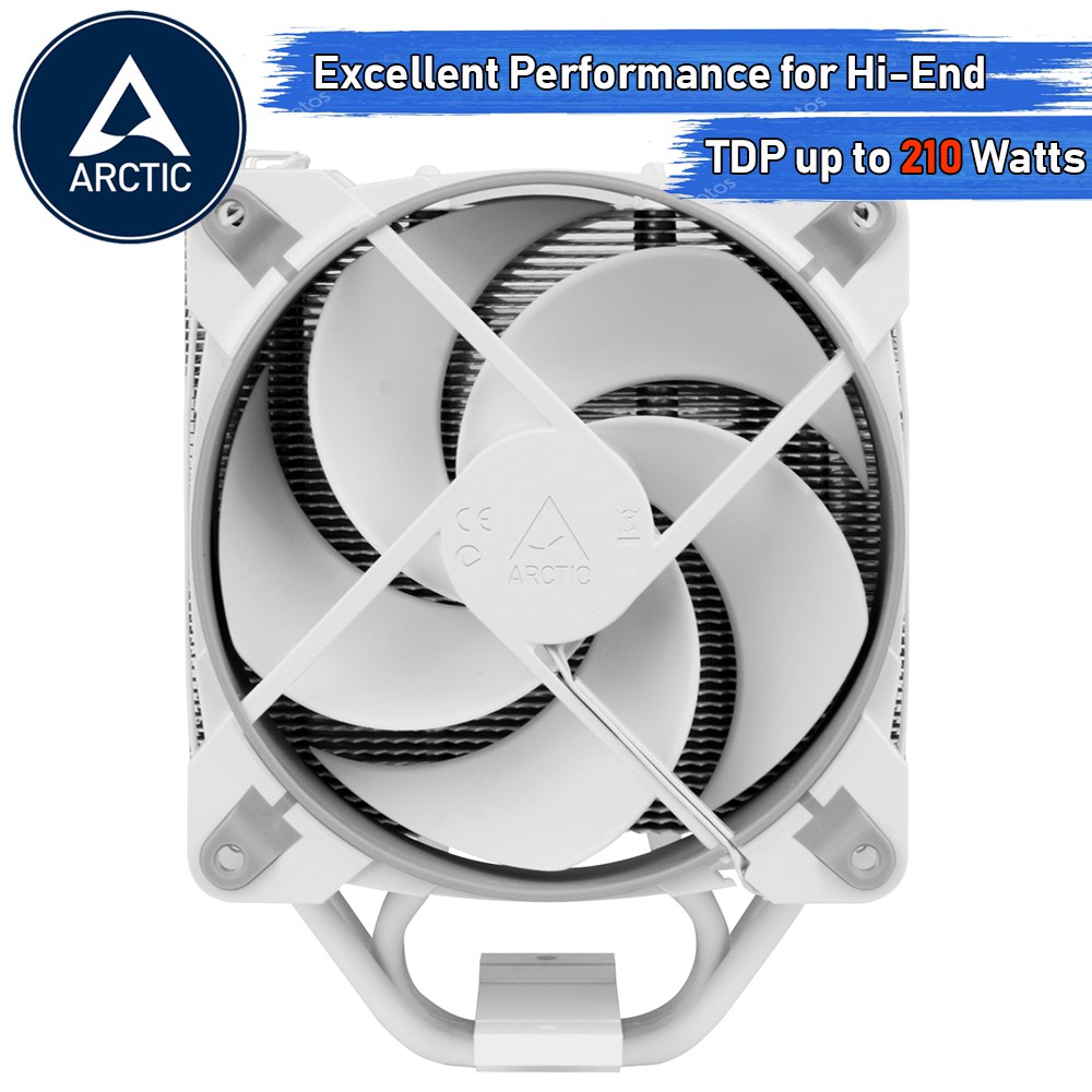 [CoolBlasterThai] Arctic Freezer 34 eSports DUO Tower CPU Cooler (Grey-WHITE) (LGA1851/AM5 Ready)