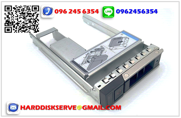 Dell 3.5Inc X7K8W 0X7K8W Hybrid Tray Caddy With 2.5Inc 9W8C4 adapter for Dell 14th Gen