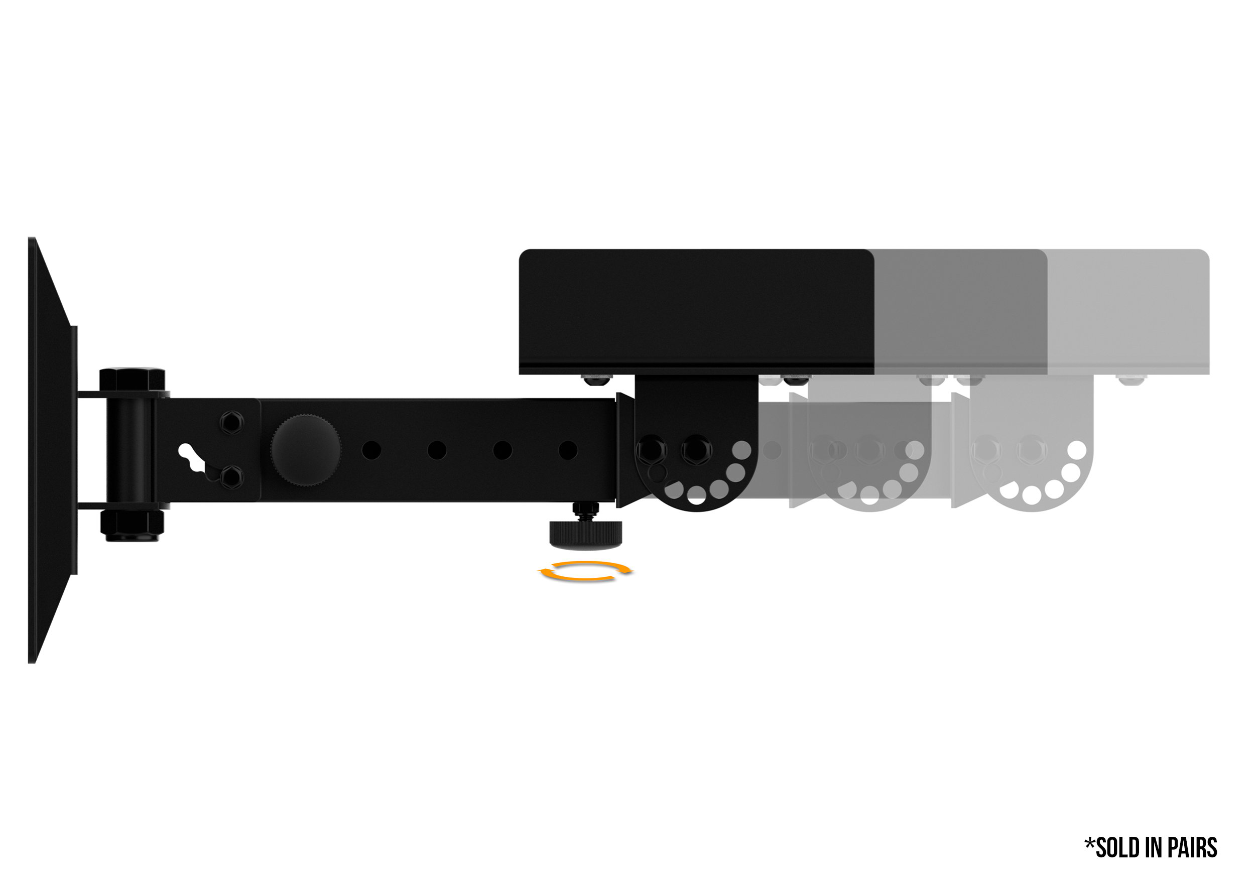 Sportarc Neo-1S ขาแขวนลำโพง Surround, Bookshelf, Studio ติดผนัง ปรับองศาเสียงแม่นยำ ยกระดับมิกซ์ของคุณสู่ระดับโปร (*สำหรับลำโพงหน้ากว้าง 11.5-19.5 cm)