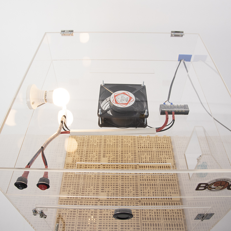 ตู้พักฟื้นสัตว์ สำหรับให้ออกซิเจนสัตว์ และพ่นละอองยา (เฉพาะตู้พักฟื้น)