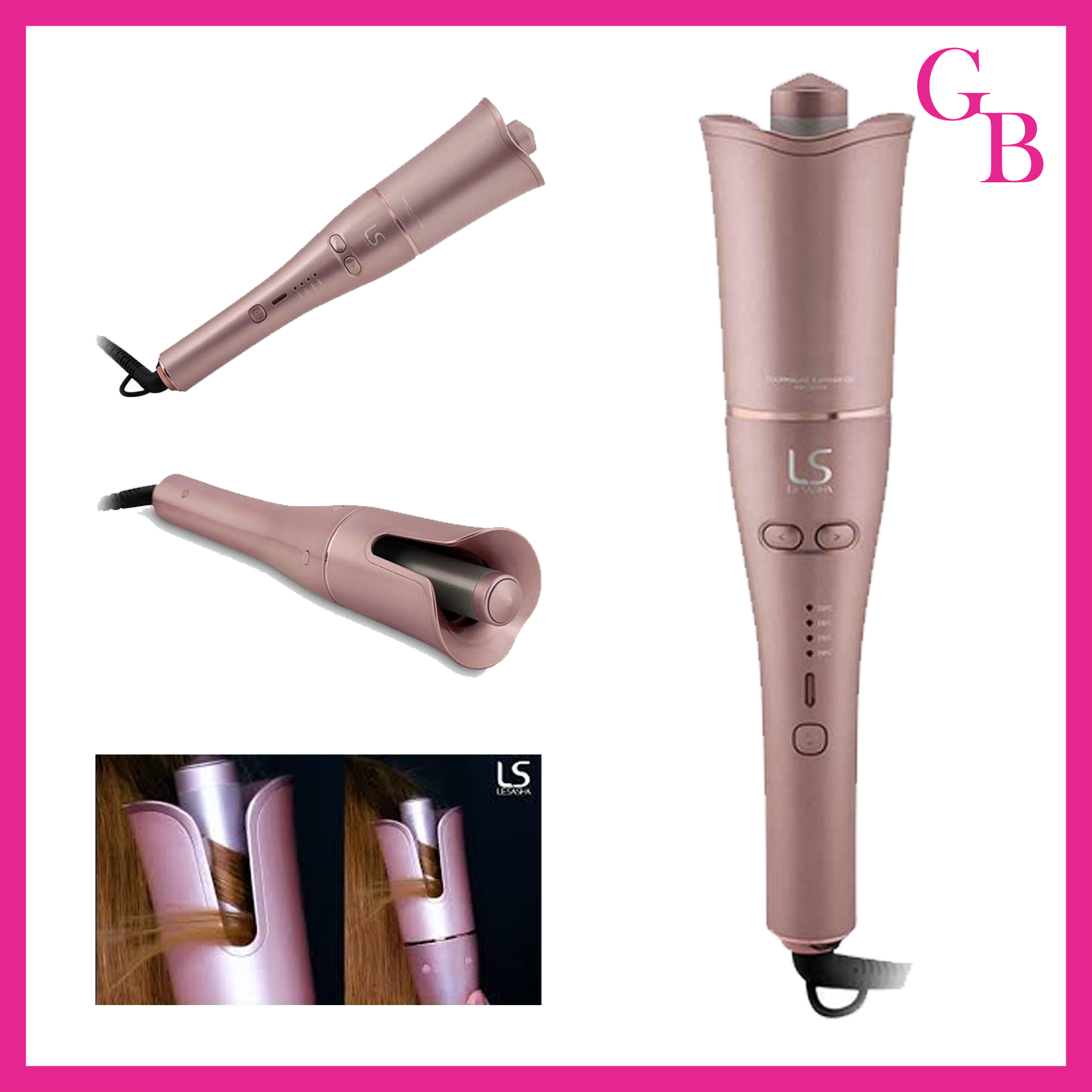 แท้พร้อมส่ง‣ Lesasha Auto Twist Hair Curler LS1361 เครื่องม้วนผมอัตโนมัติ 25 มม.