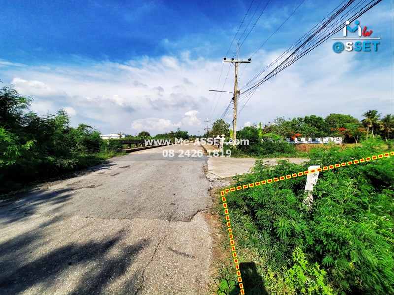 ขายที่ดินเปล่า ติดคลองบางแก้ว ย่าน พะเนียด ห้วยตะโก นครชัยศรี นครปฐม : 2-3-43 ไร่