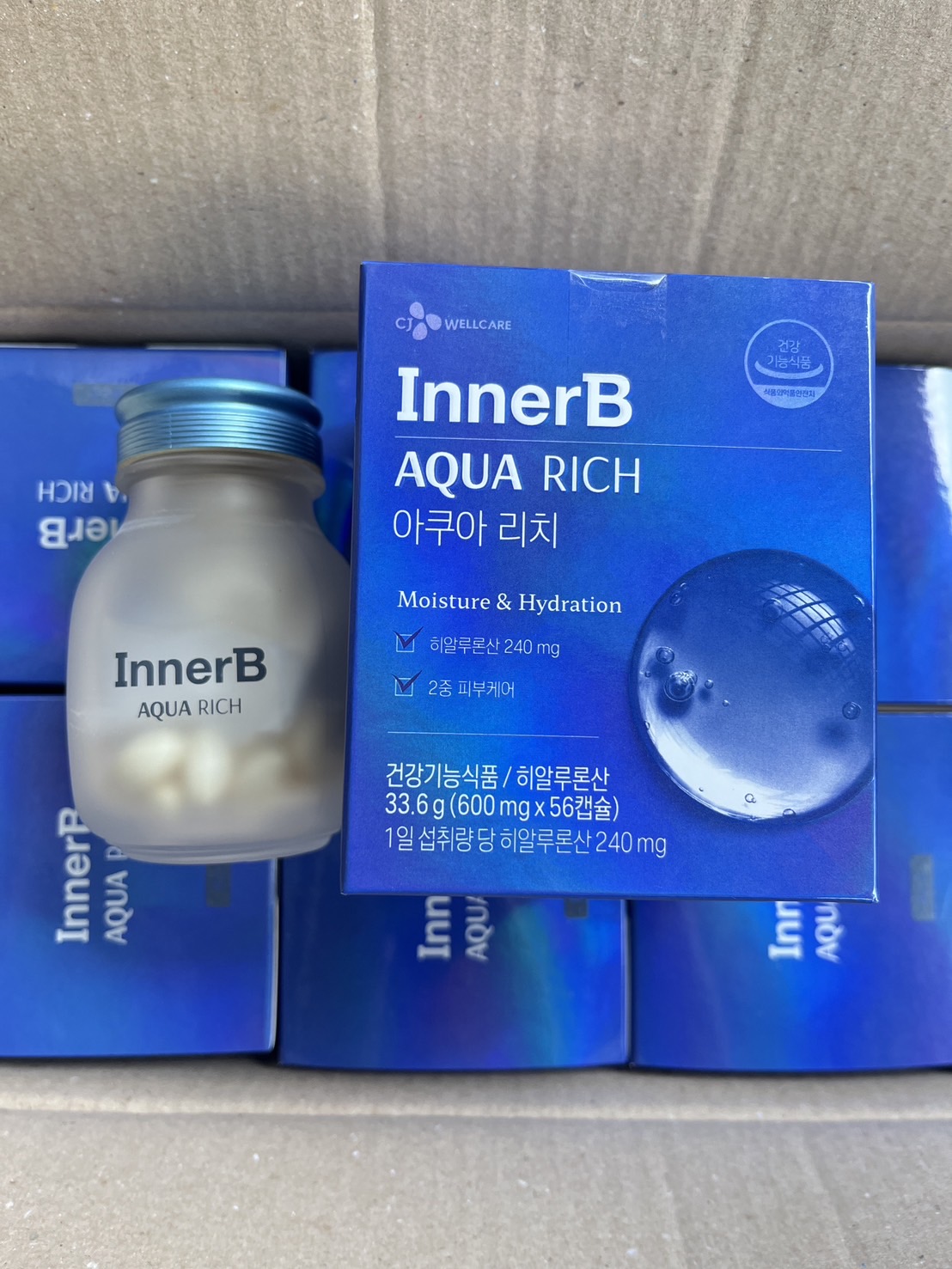 Innerb Aqua Rich 56 เม็ด (เดิมสีทอง) วิตามินเพื่อผิวนุ่มชุ่มชื้นจากเกาหลี