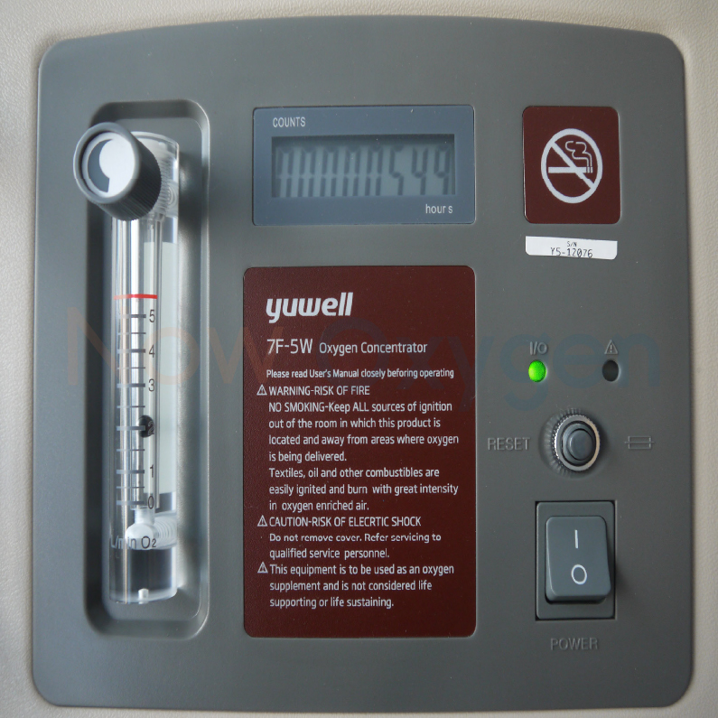 ตู้พักฟื้นสัตว์ขนาด 45*45 ซม. จับคู่กับเครื่องผลิตออกซิเจนขนาด 5 ลิตร Yuwell รุ่น 7F-5W