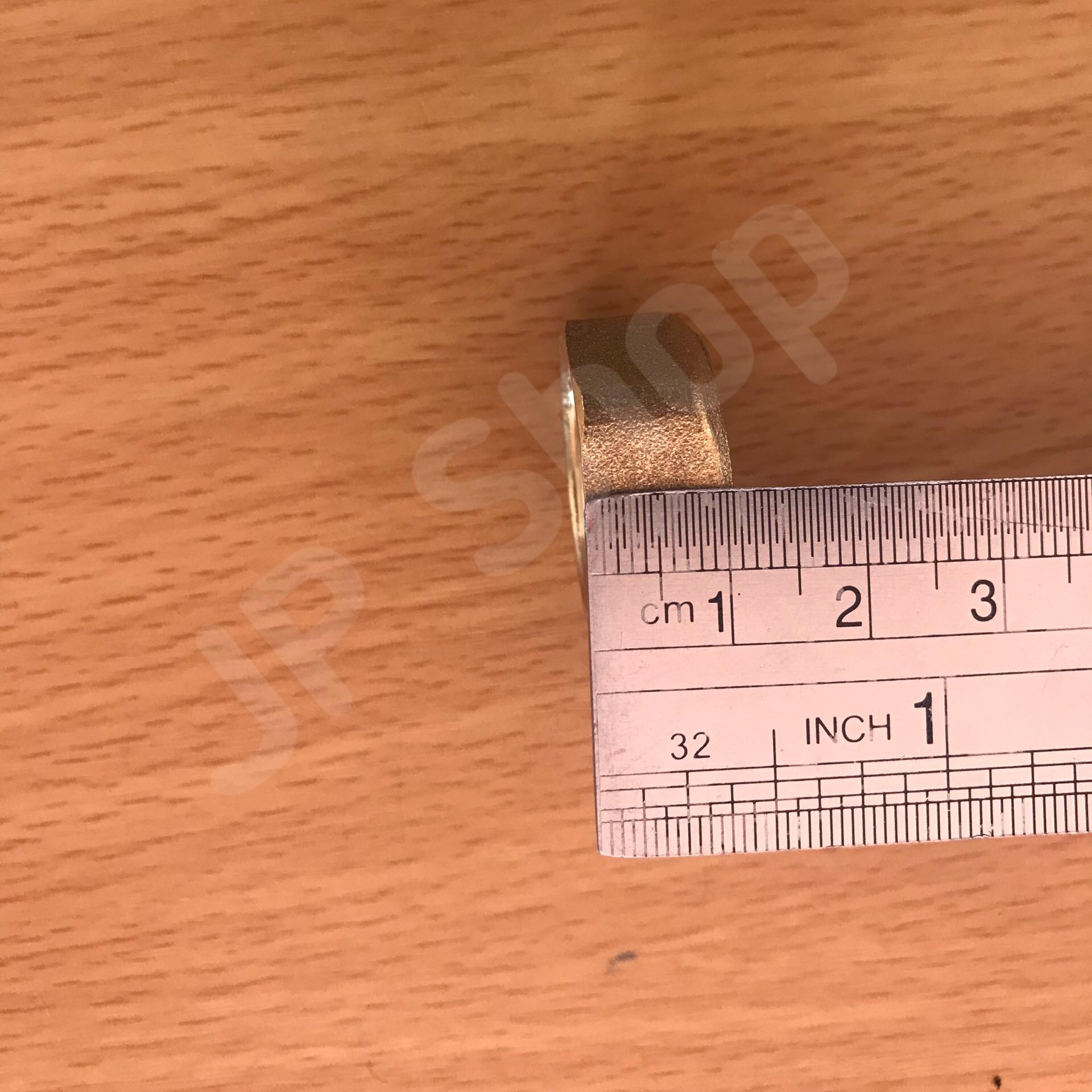 ฝาปิดทองเหลือง เกลียวใน ขนาด 4 หุน #1154