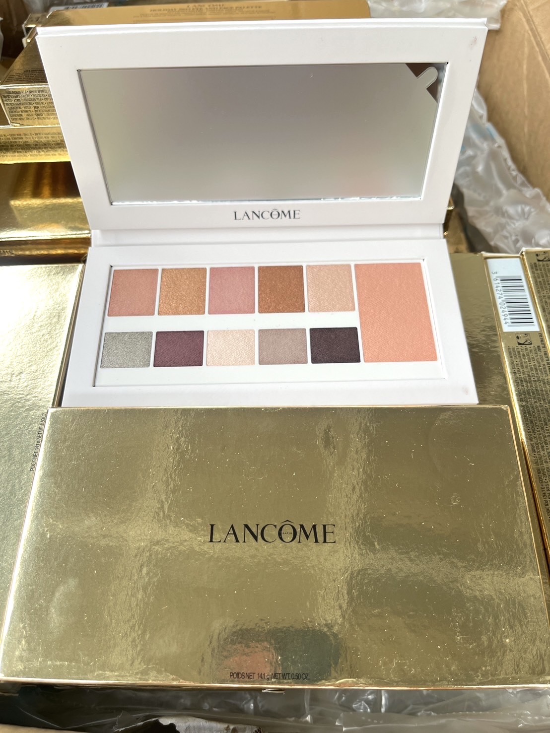 Lancome Eye & Face Palette Holiday 2023 Limited Edition 14.1g. พาเลท อายแชโดว์&บรัชออน (1ตลับ)