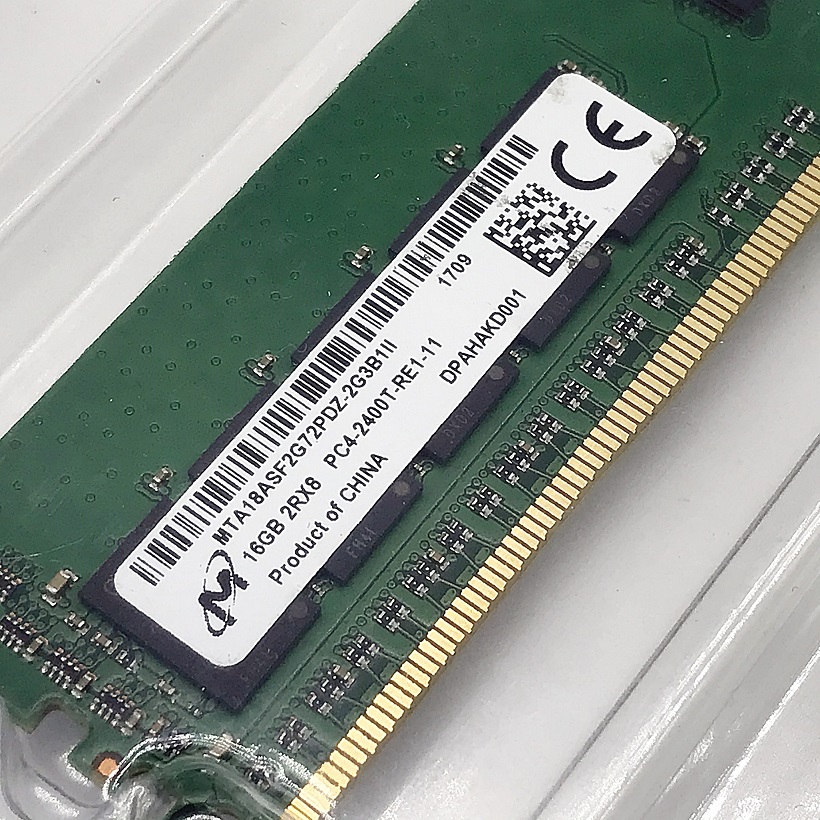 NEW, Dell 2TX5N / MTA18ASF2G72PDZ-2G3B1 [TorCompTH Thailand ขาย จำหน่าย ราคา] Dell 16GB PC4-19200 DDR4-2400MHz ECC Registered CL17 288-Pin DIMM 1.2v for R630 R730