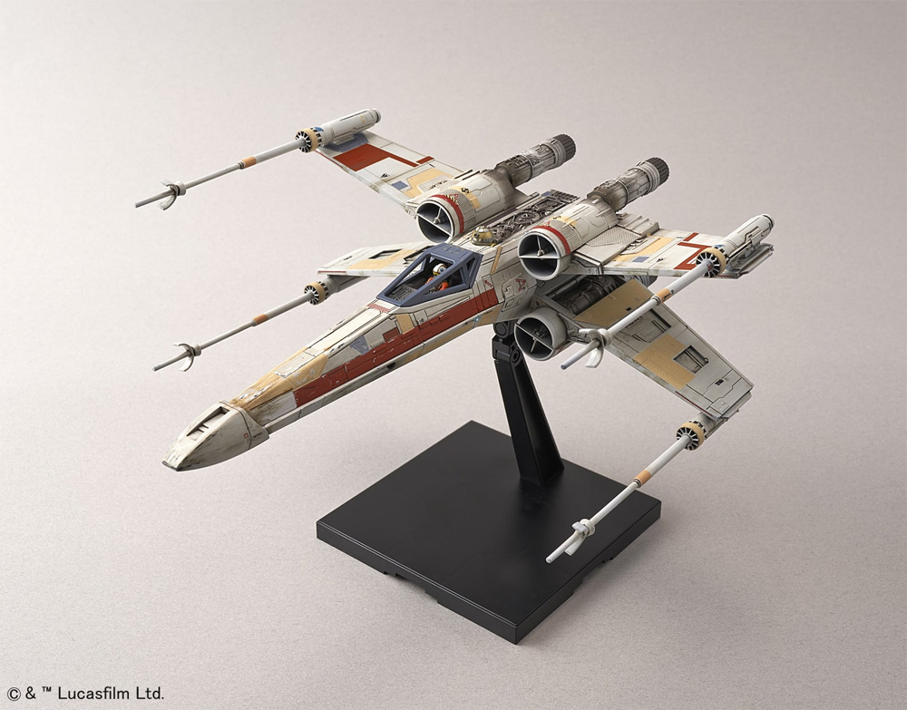 1/72 & 1/144 Red Squadron X-Wing Starfighter BANDAI - Star Wars