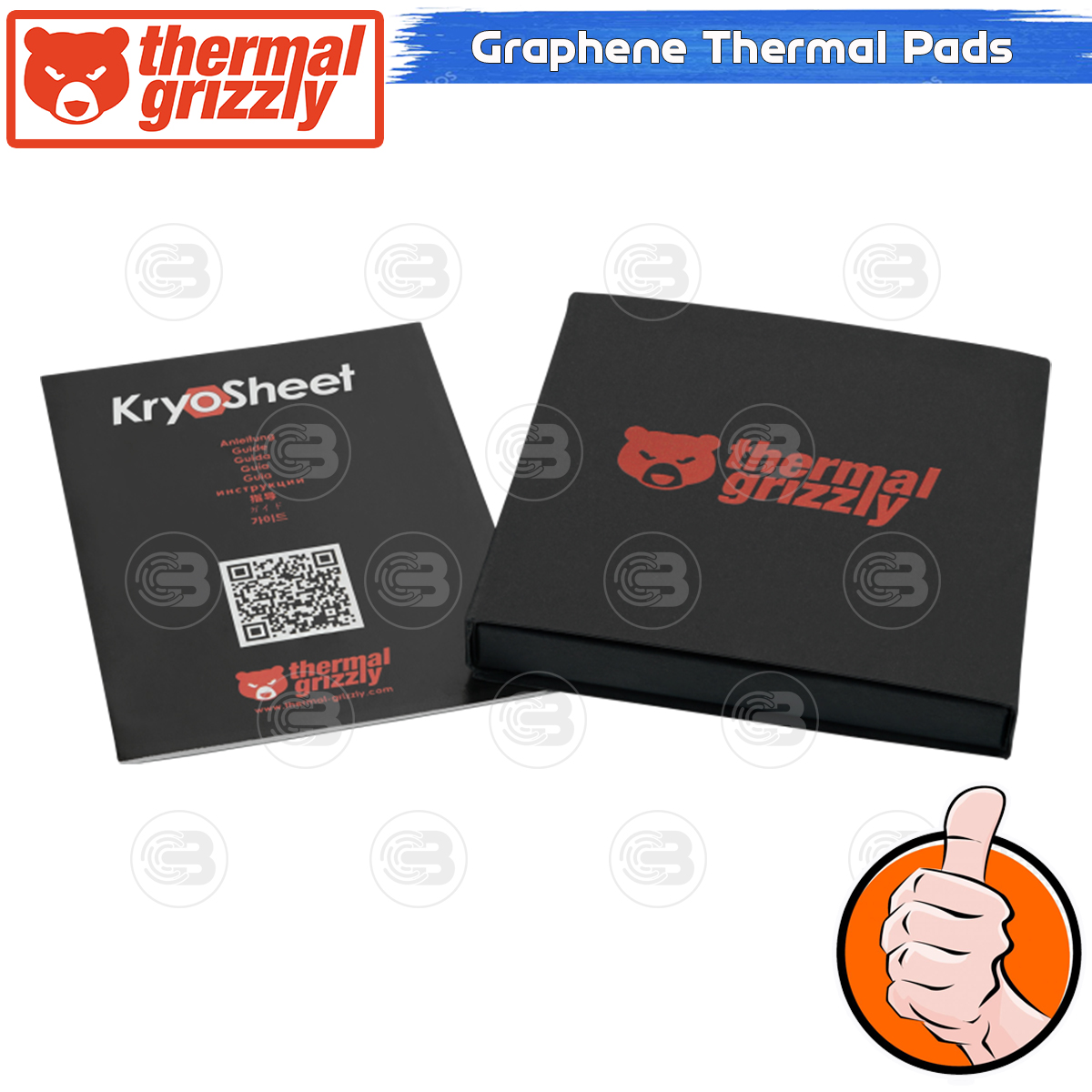 [CoolBlasterThai] Thermal Grizzly KryoSheet Graphene Thermal Pad 68x51x0.2 mm. (Threadripper/Epyc/Xeon)