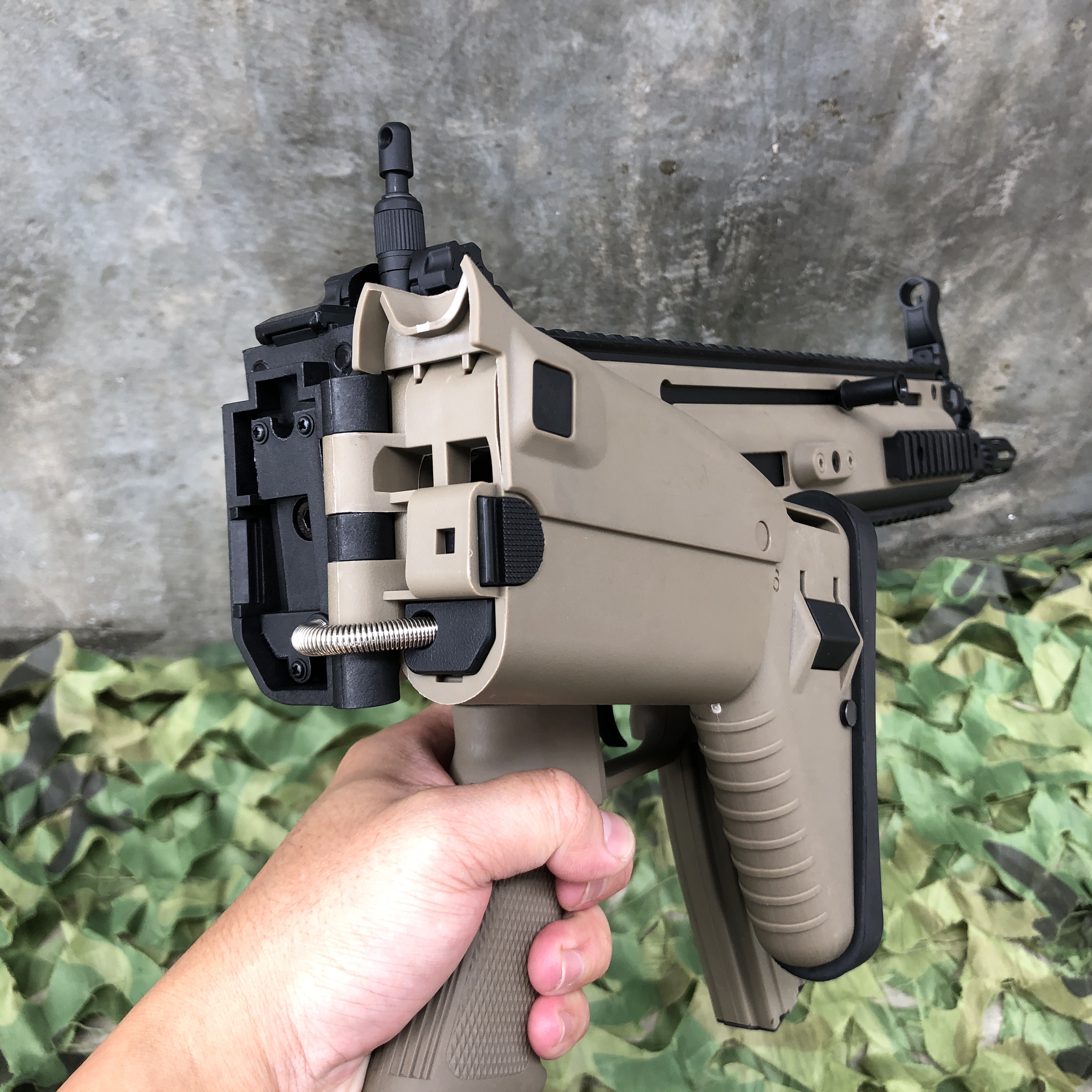 ปืนเจล ปืนเจลไฟฟ้า รุ่น SCAR-L (Semi Auto&Full Auto)
