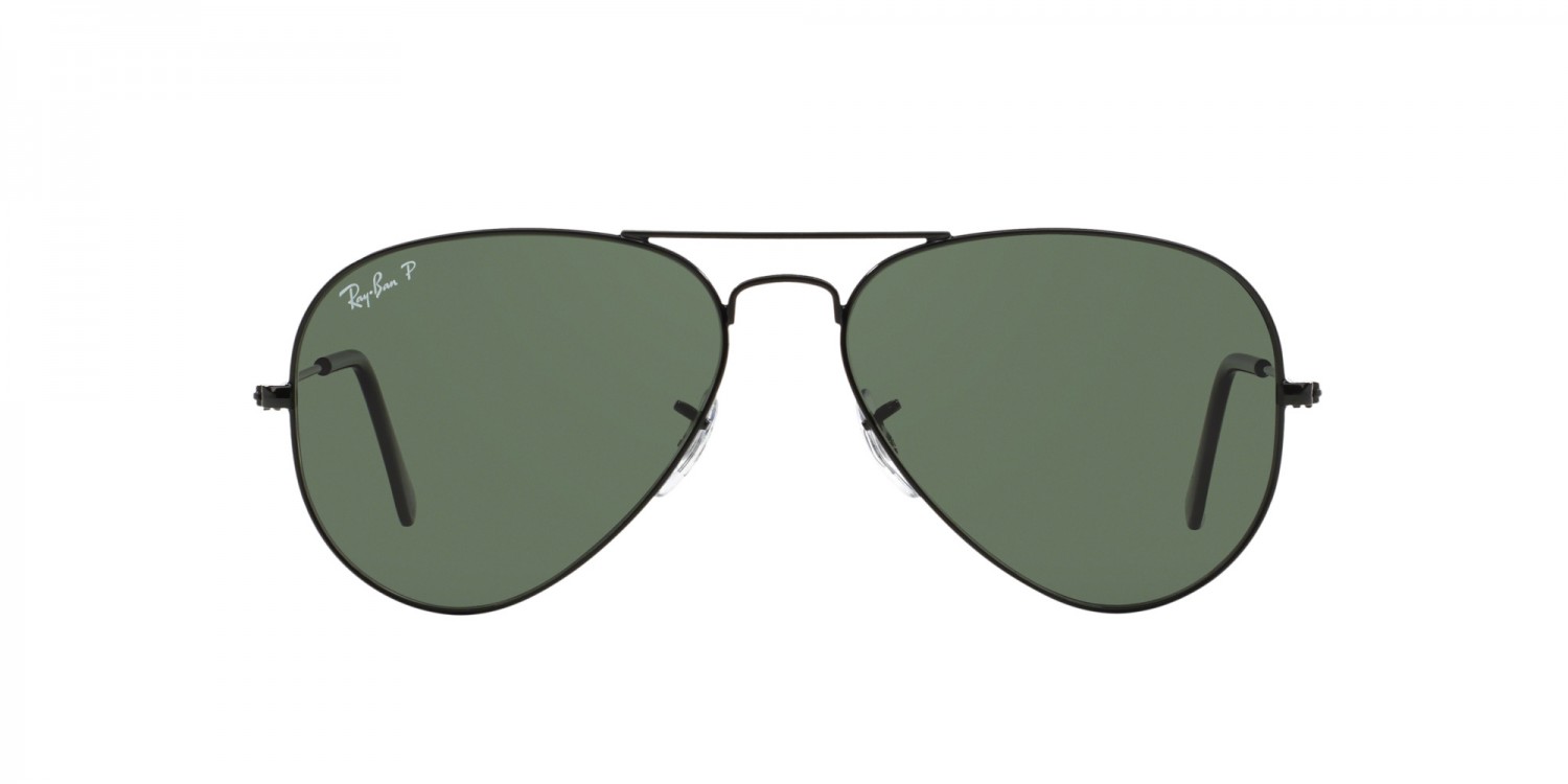RayBan RB3025 002/58 Size 58 AVIATOR LARGE METAL polarize