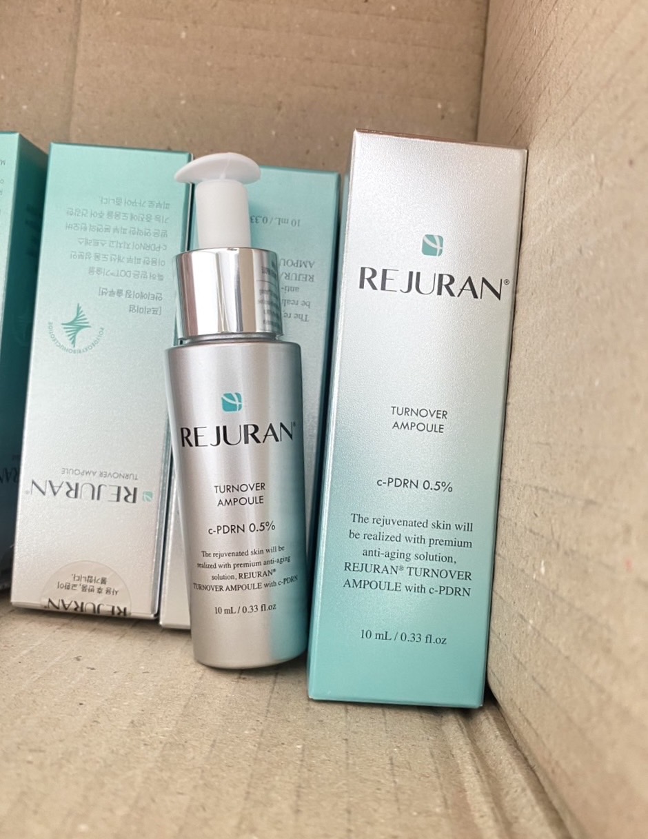 REJURAN Healer Turnover Ampoule 10ml. เซรั่มหน้าใสเด้ง กระชับรูขุมขน ขวดเงิน ขนาดทดลอง