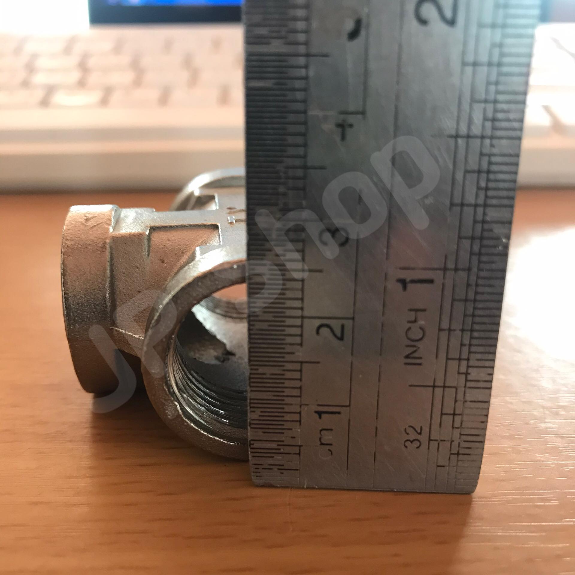 ข้อต่อสามทางสแตนเลส304 เกลียวใน ขนาด 4 หุน สแตนเลส304 ข้อต่อ สามทาง ขนาด4 หุน #2854