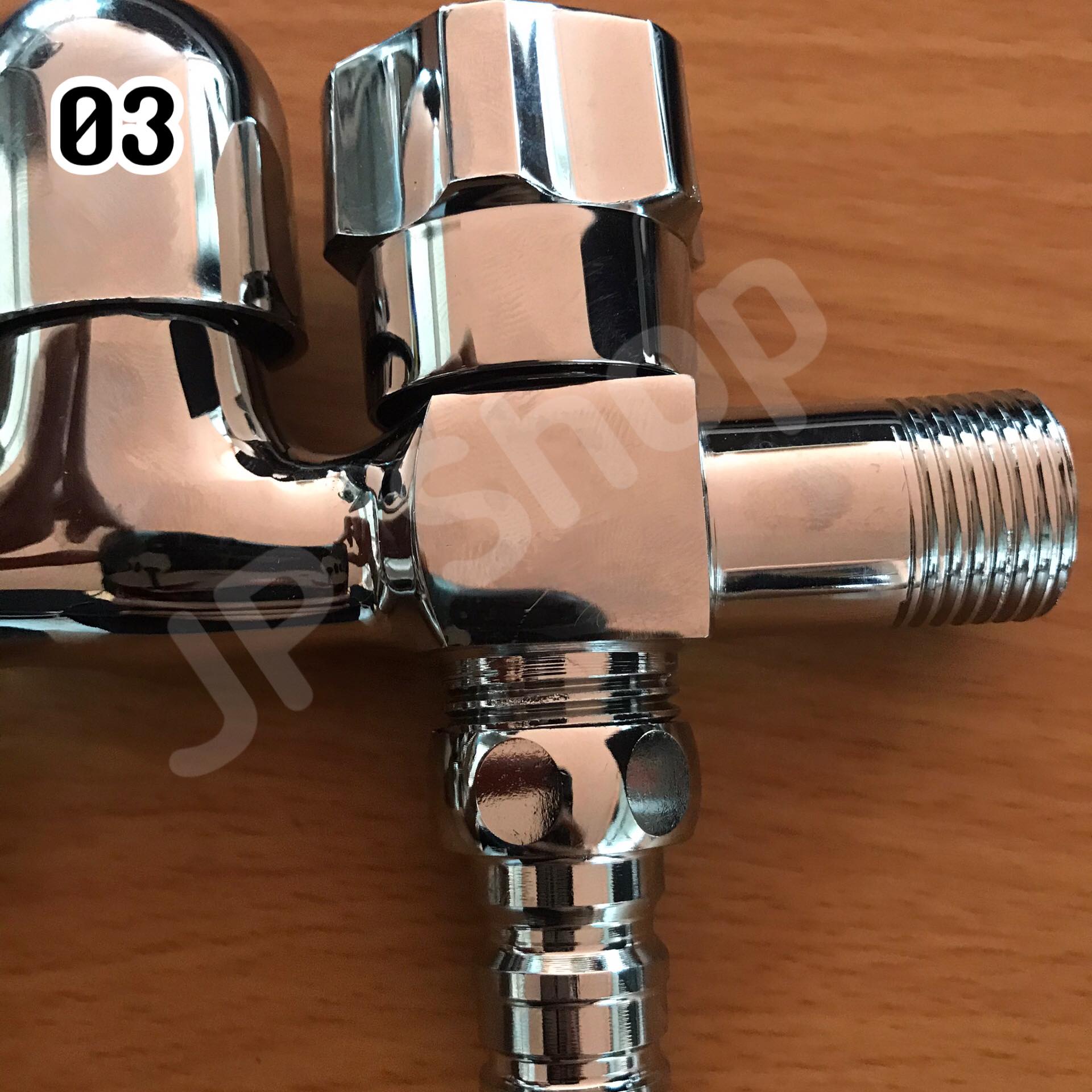 ก๊อกน้ำสแตนเลสวาวล์ด้านในเป็นทองเหลือง ขนาด 4 หุน ก๊อกน้ำอเนกประสงค์ ก๊อกน้ำคู่เครื่องซักผ้า ก๊อกน้ำ หัวก๊อกสระน้ำ ก๊อกน้ำ 2 ทาง 03 #003200