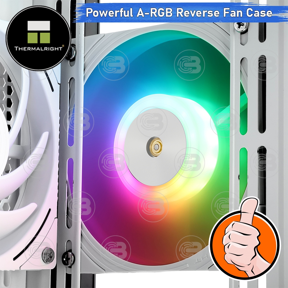 [CoolBlasterThai] Thermalright TL-B12RW-S Reverse Fan Case A-RGB (size 120 mm.) ประกัน 3 ปี