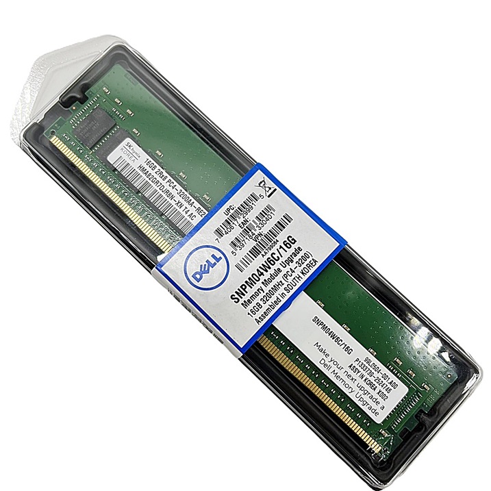 NEW DELL 0M04W6 AA799064 [TorCompTH Thailand ขายจำหน่าย ราคา] Dell 16GB (1x16GB) 2Rx8 3200MHz PC4-25600 CI22 DDR4 Sdram RDIMM Memory for R740