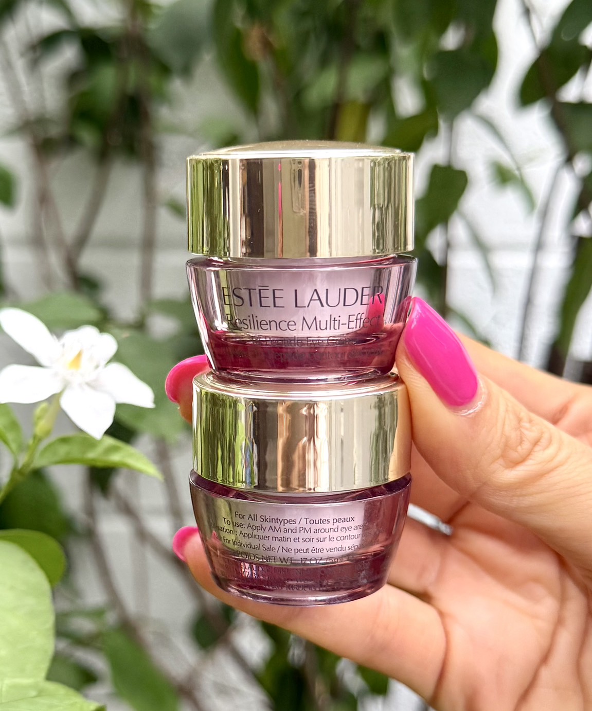 (1กระปุก) Estee Lauder Resilience Multi-Effect Tri-Peptide Eye Creme 5ml. อายครีมลดริ้วรอย เติมความกระชับรอบดวงตา