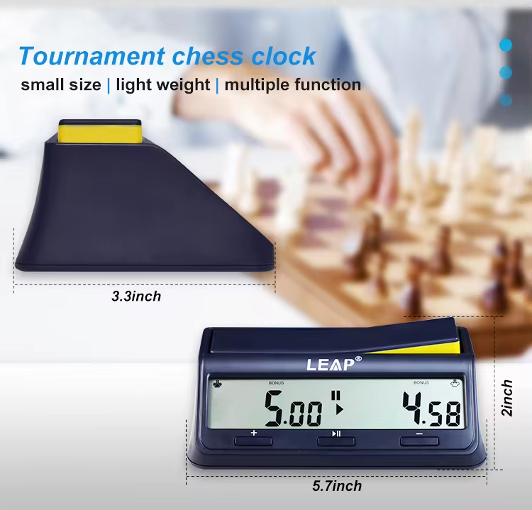 นาฬิกาจับเวลาหมากรุก ครอสเวิร์ด เอแม็ท คำคม Leap Digital Clock PQ9917