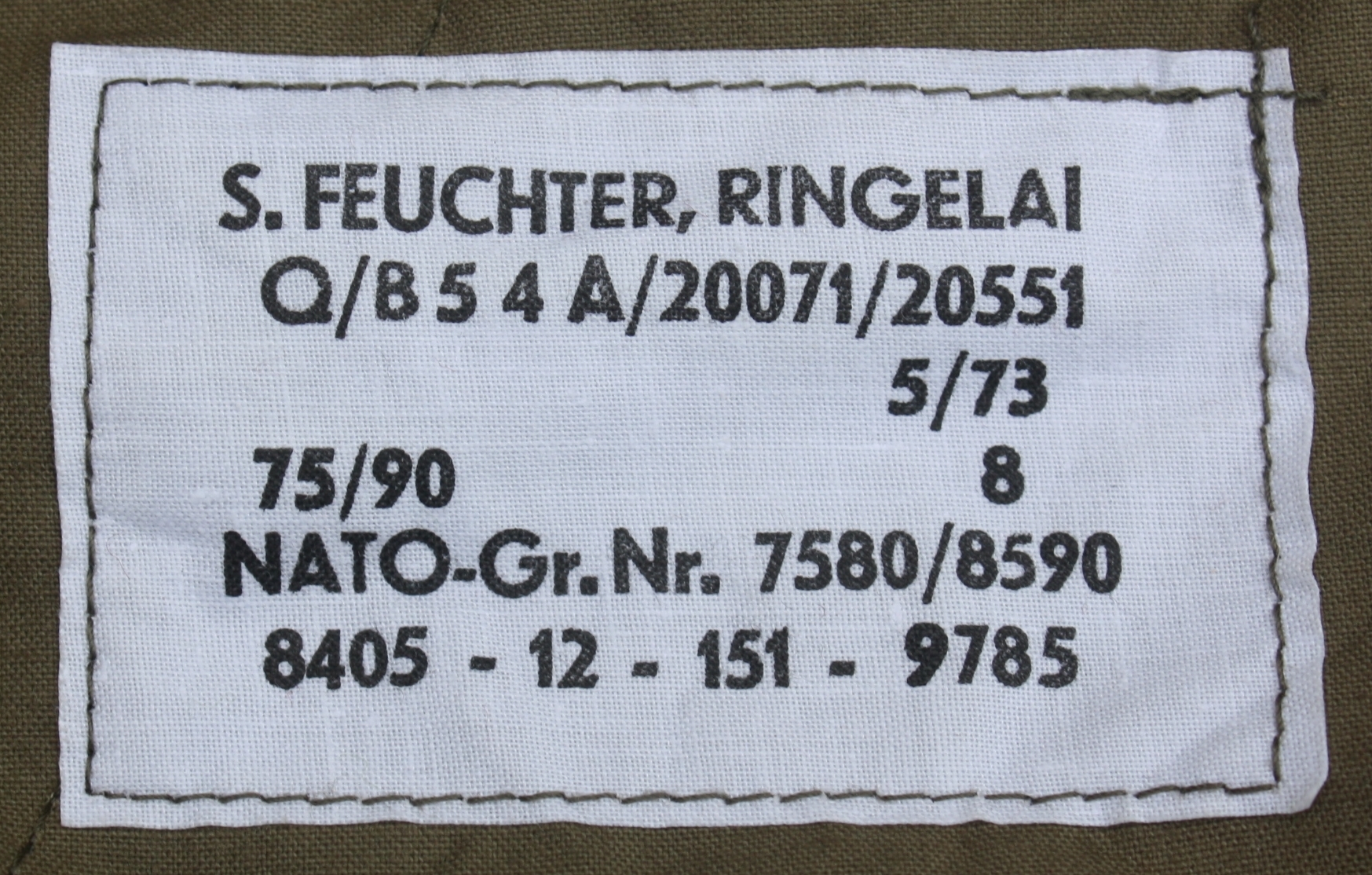 กางเกงทหารเยอรมัน ผ้า wool