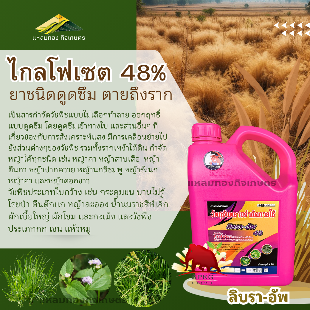 ลิบรา-อัพ 48 ไกลโฟเซต 4 ลิตร