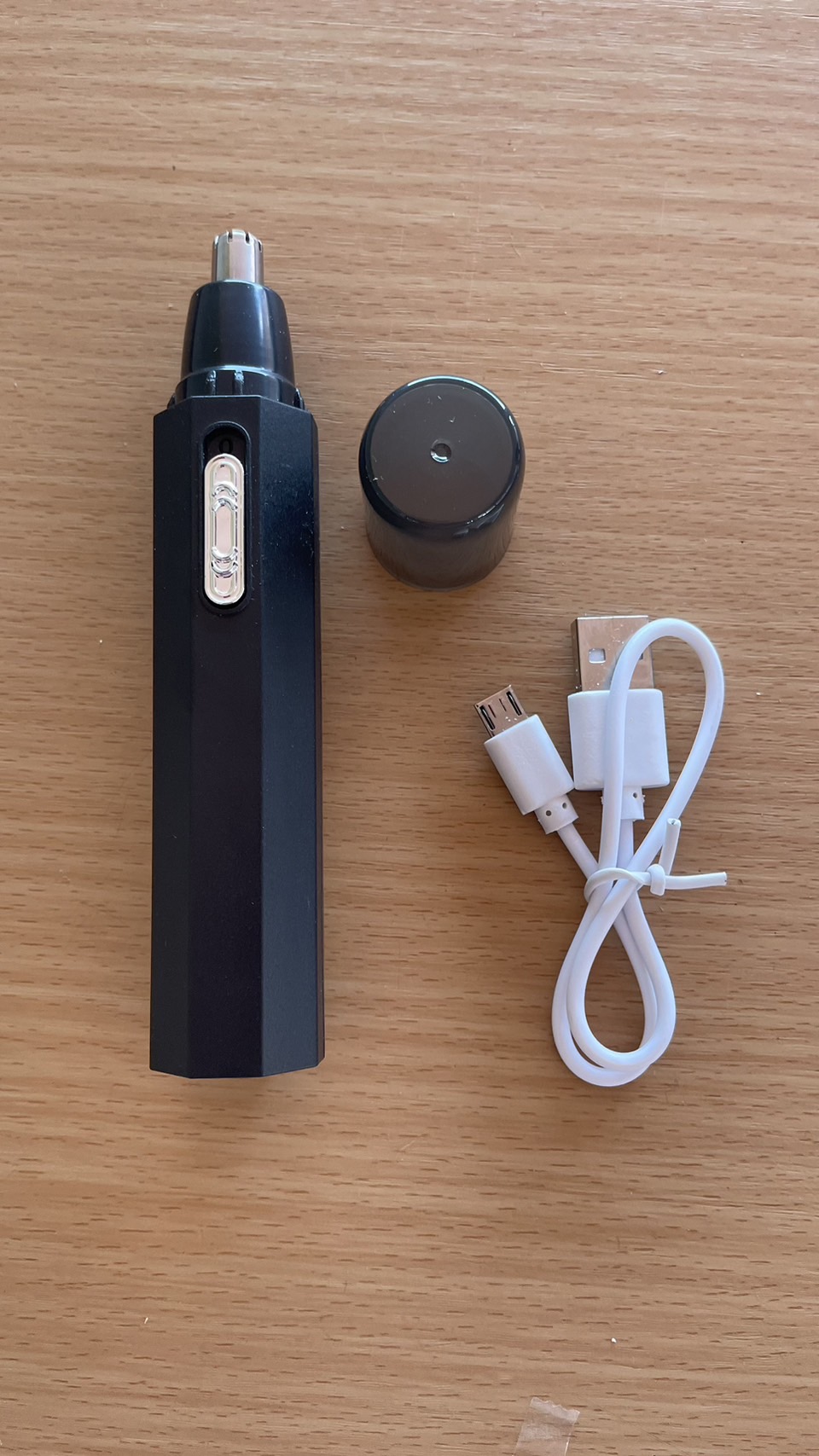 ที่ตัดขนจมูก ตัดหนวด เครา เส้นผม ถอดล้างทำความสะอาดได้ แบบพกพา2 in 1 ขนจมูกใหม่ USB ชาร์จ