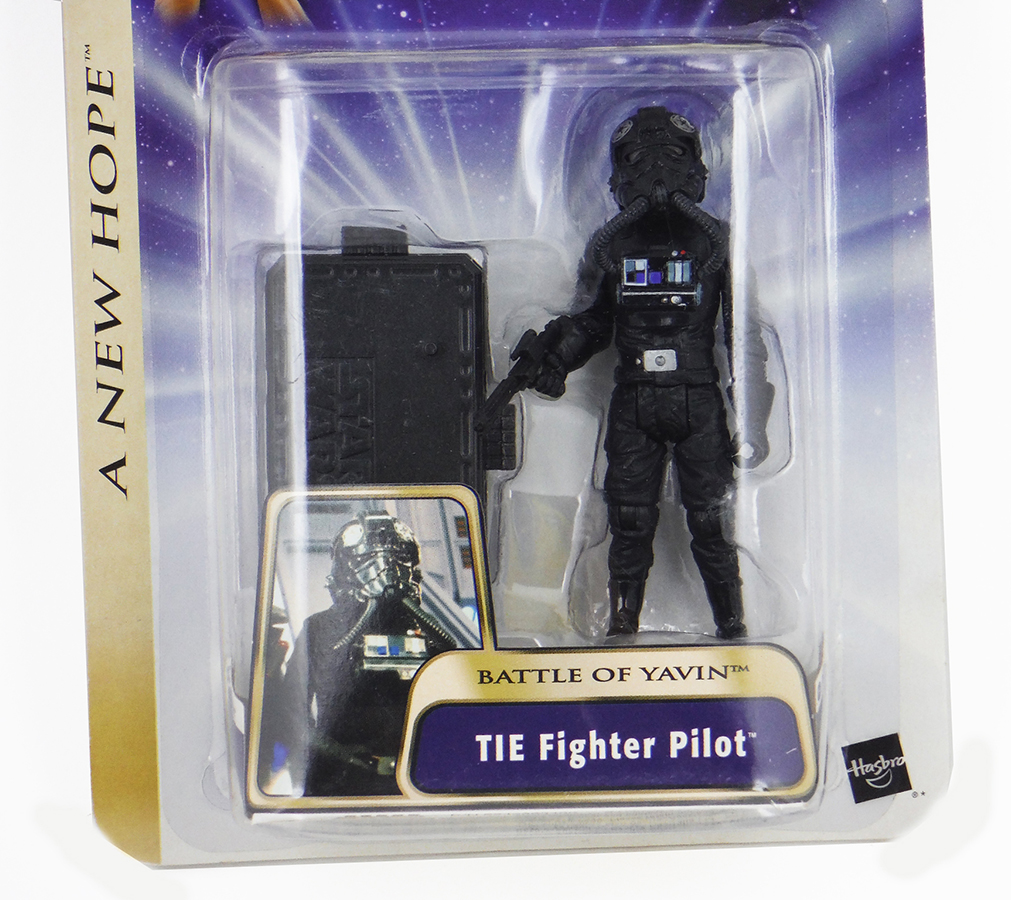 TIE Fighter Pilot (Battle Of Yavin) - Star Wars Hasbro SAGA Series (2004 Toys)