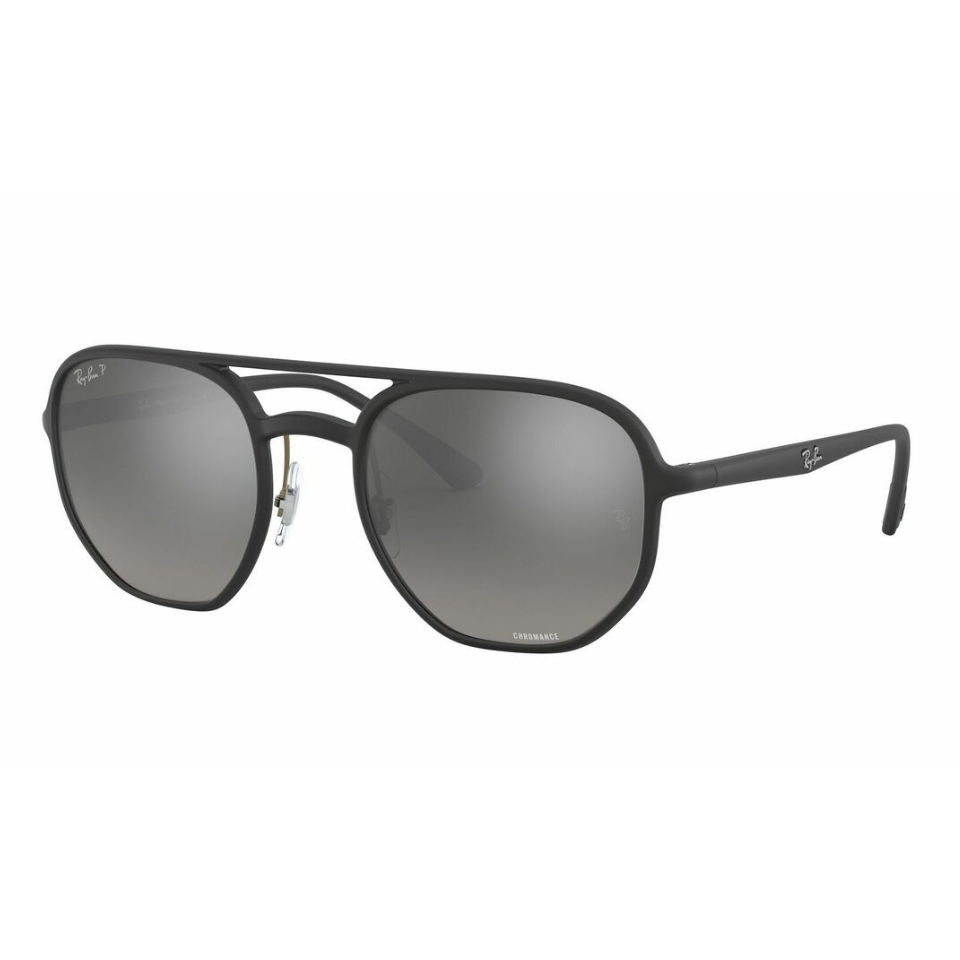 แว่นกันแดด Ray-Ban RB4321CH 601S5J CHROMANCE MATTE BLACK S.53