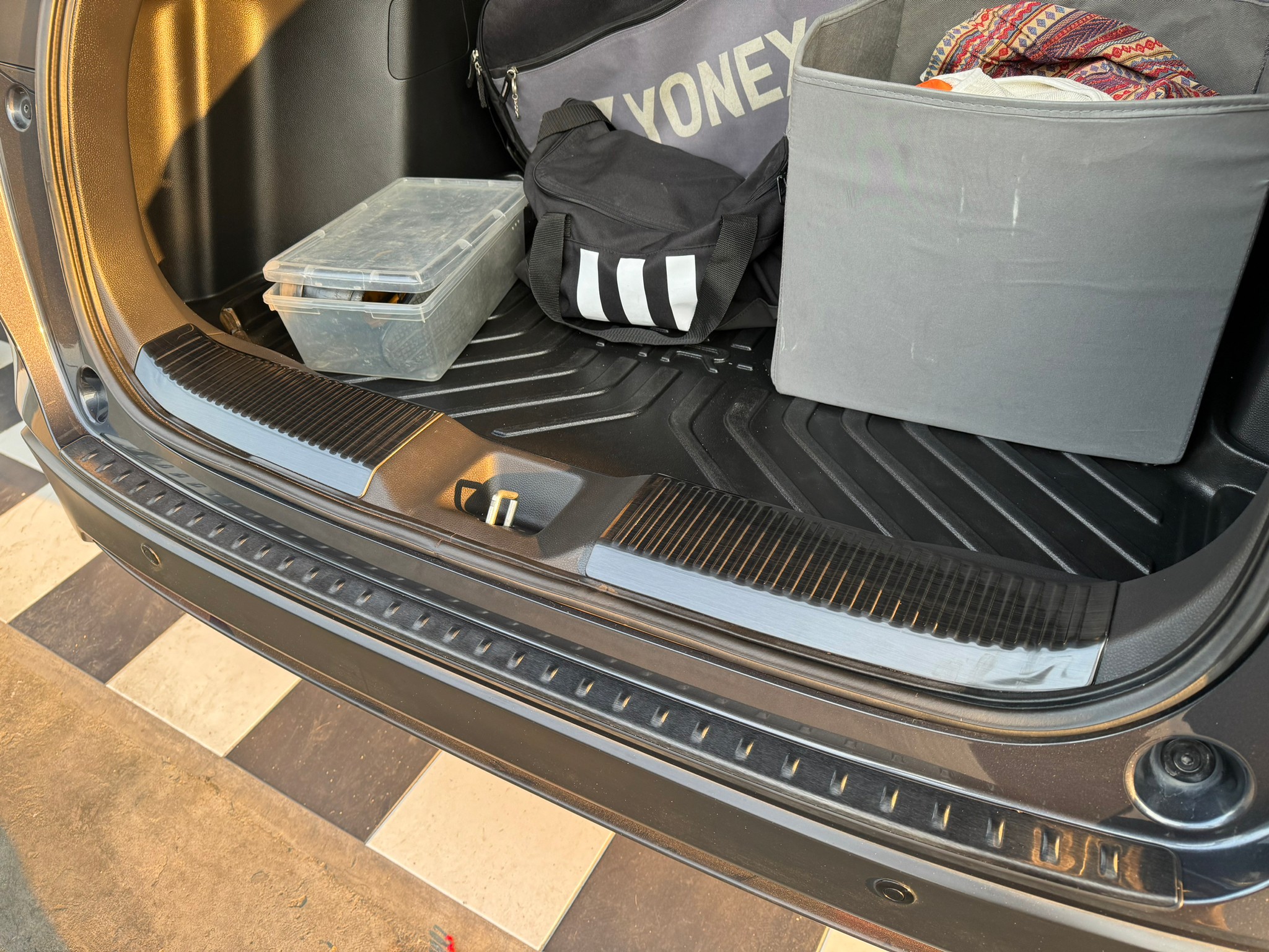 แผงครอบกันรอยขอบห้องสัมภาระ กันรอยท้ายด้านใน Honda HR-V (RV) e:HEV