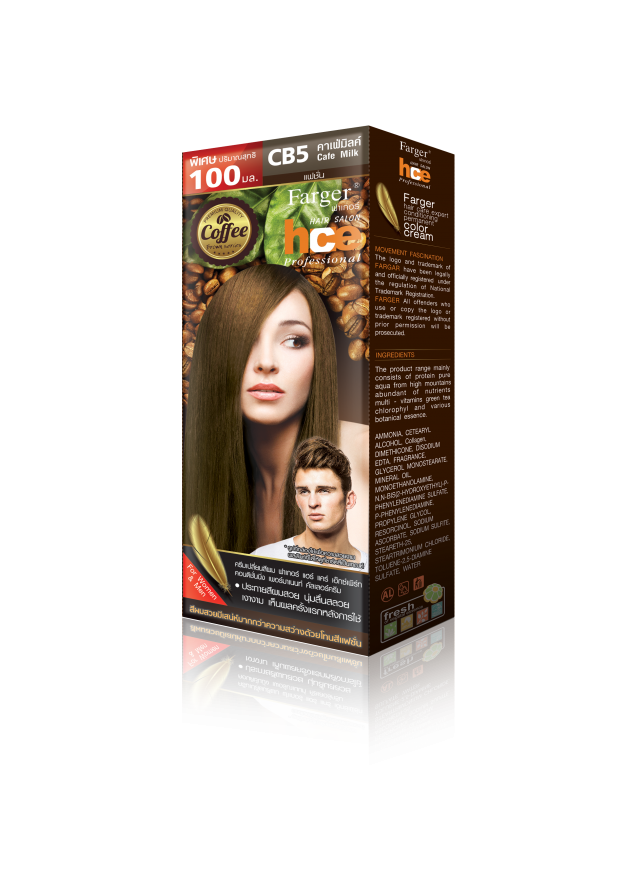 แท้พร้อมส่ง○ Farger hce professional (Coffee Brown Series) ฟาร์เกอร์ ยาย้อมผม ครีมเปลี่ยนสีผม 100 มล.