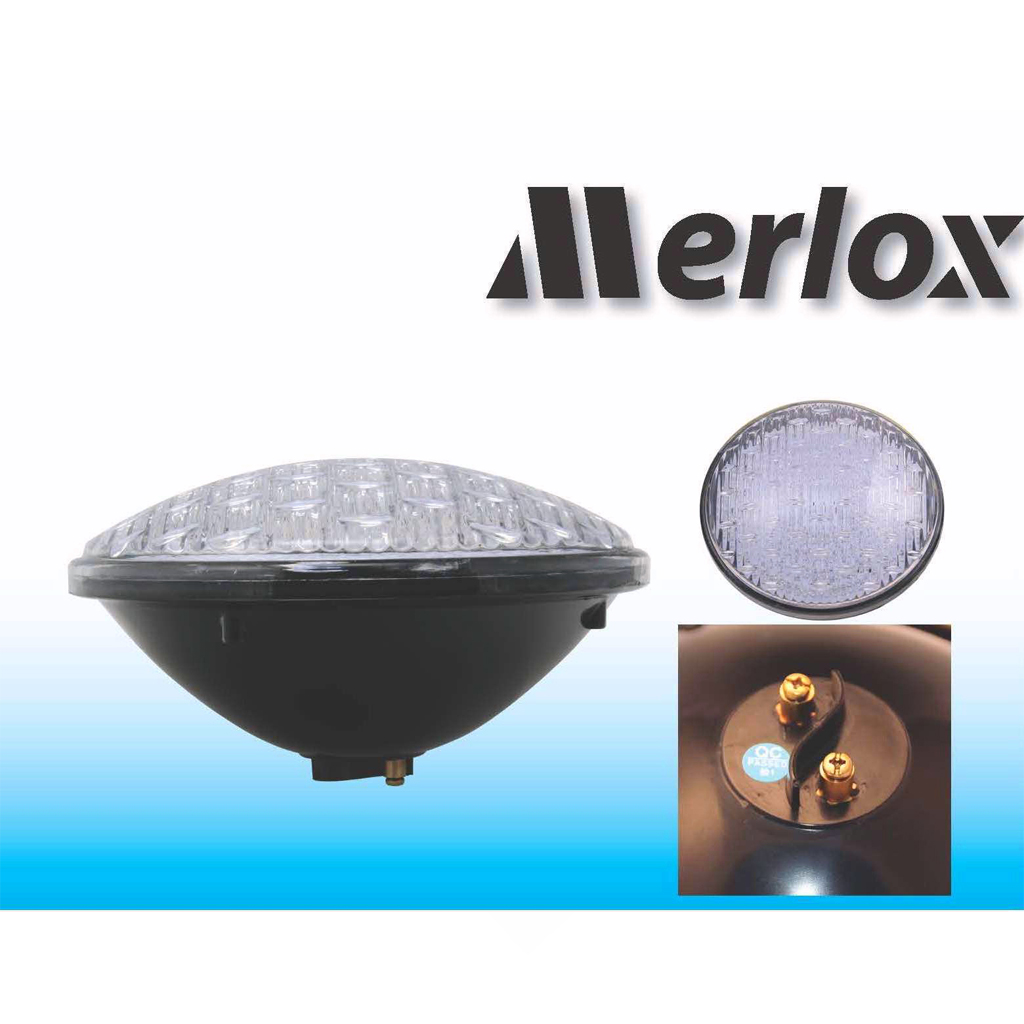 หลอดไฟสระน้ำ LED PAR56 12V 12W 900LM 6500K/3000K MERLOX