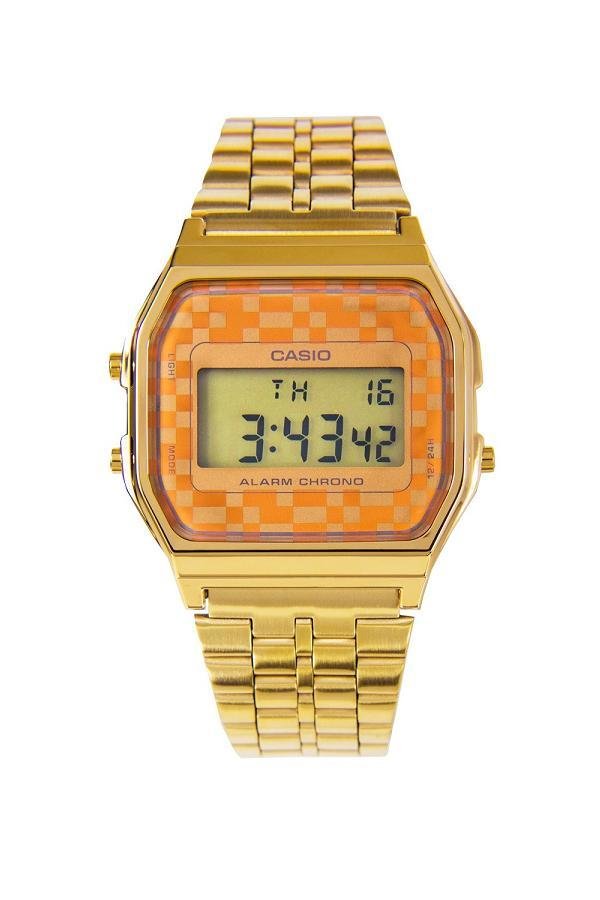 Casio Standard นาฬิกาข้อมือ สายสแตนเลส รุ่น A159WGEA-9ADF - สีทอง