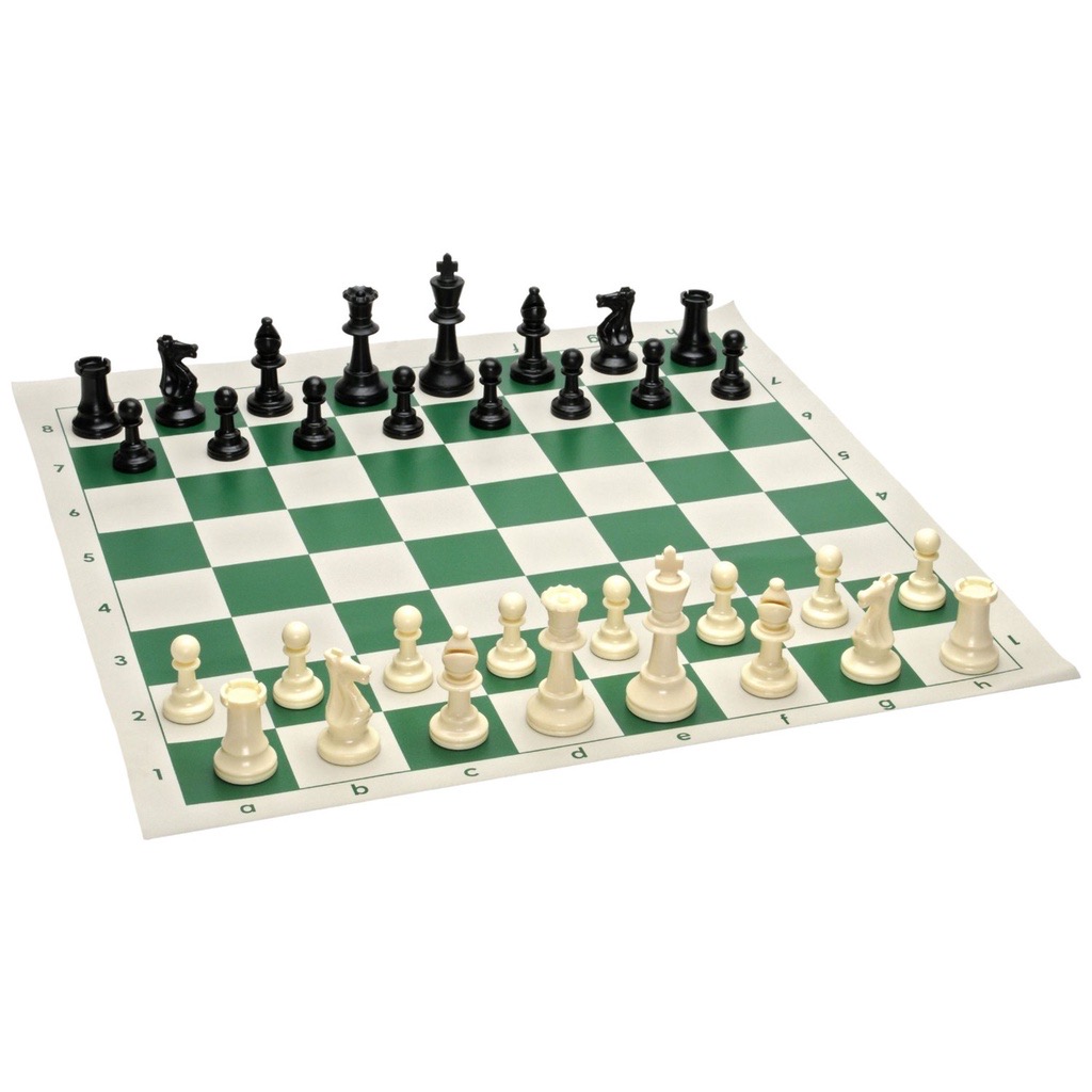 ชุดหมากรุกสากล(ตัวเบา+ไวนิล) Basic Club Chess Set