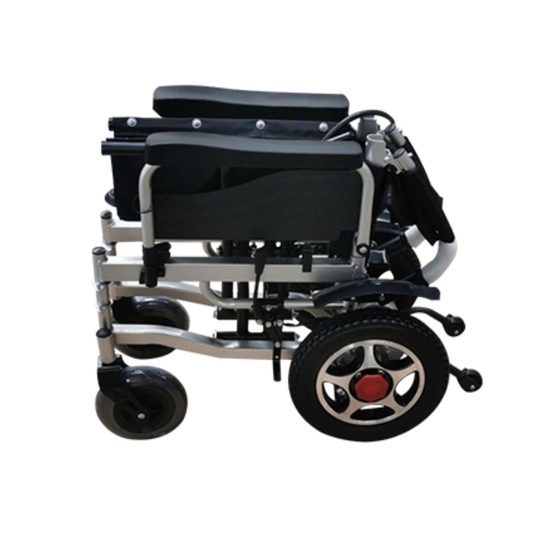 รถเข็นไฟฟ้าแบบพับได้ แบตเตอรี่ลิเธียม (Lithium Battery) รับประกัน 1 ปี