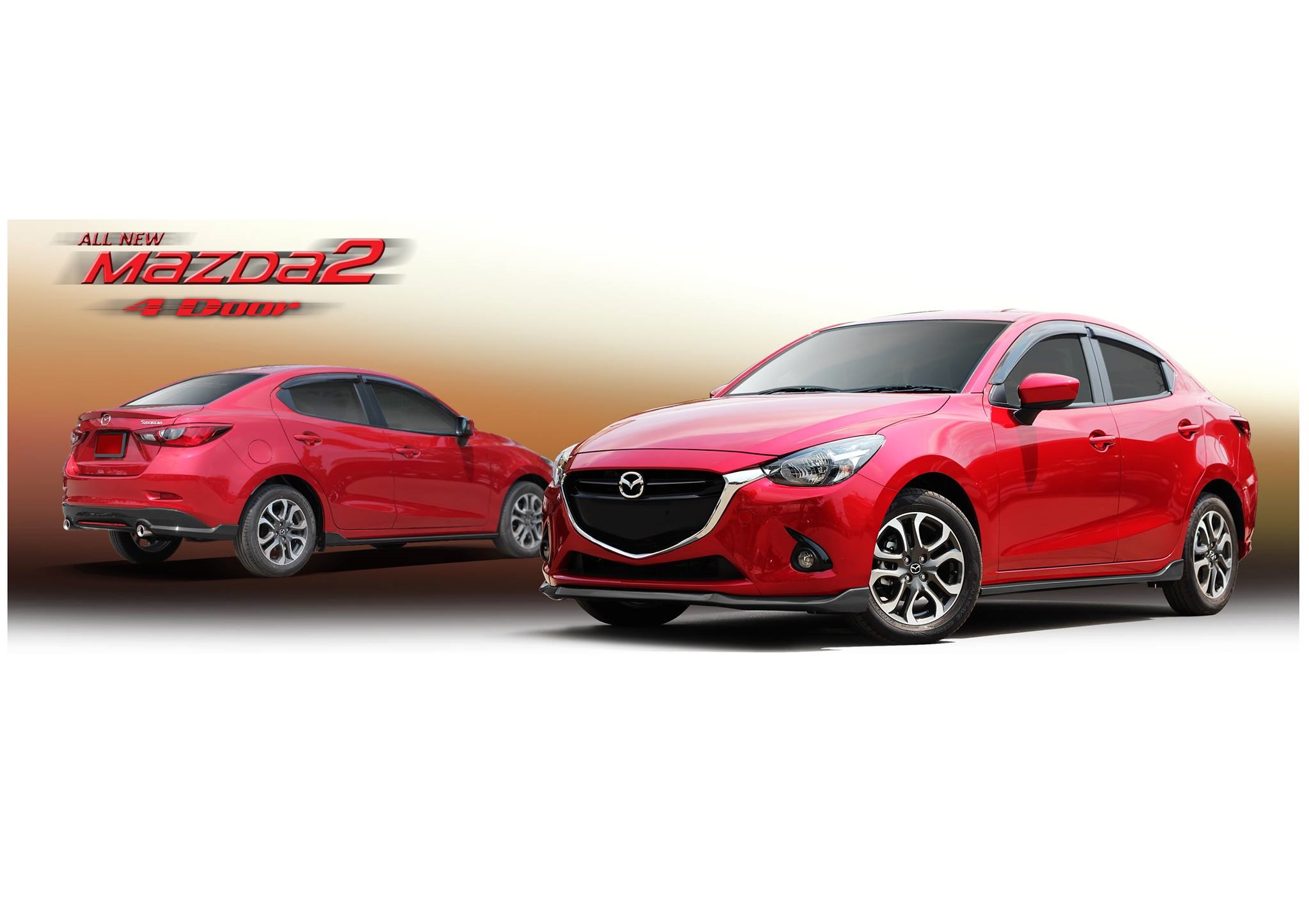 ชุดแต่ง Mazda Speed RBS (ท่อคู่) รุ่น [4ประตู]