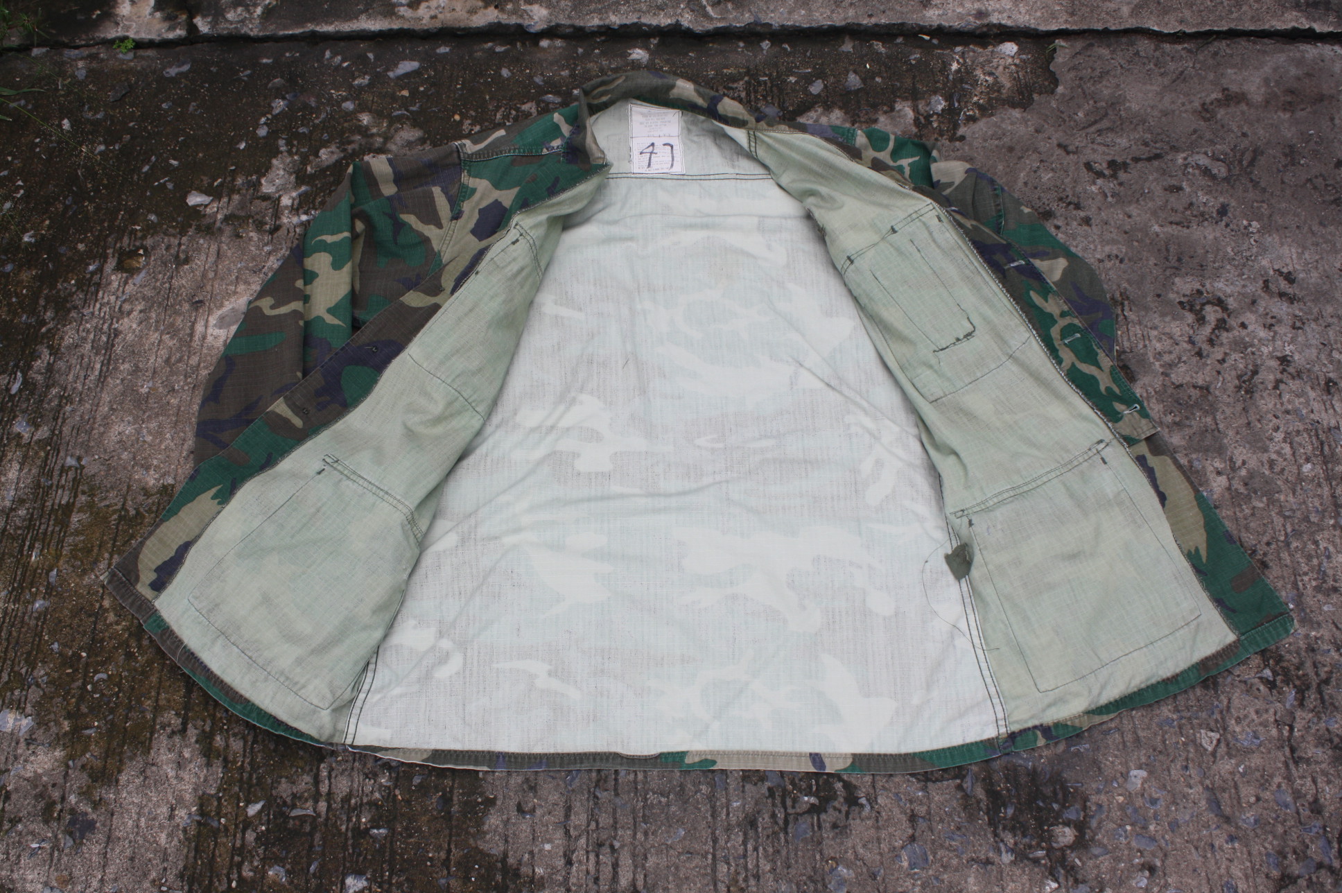 เสื้อทหารสหรัฐลาย "ERDL 2nd generation."