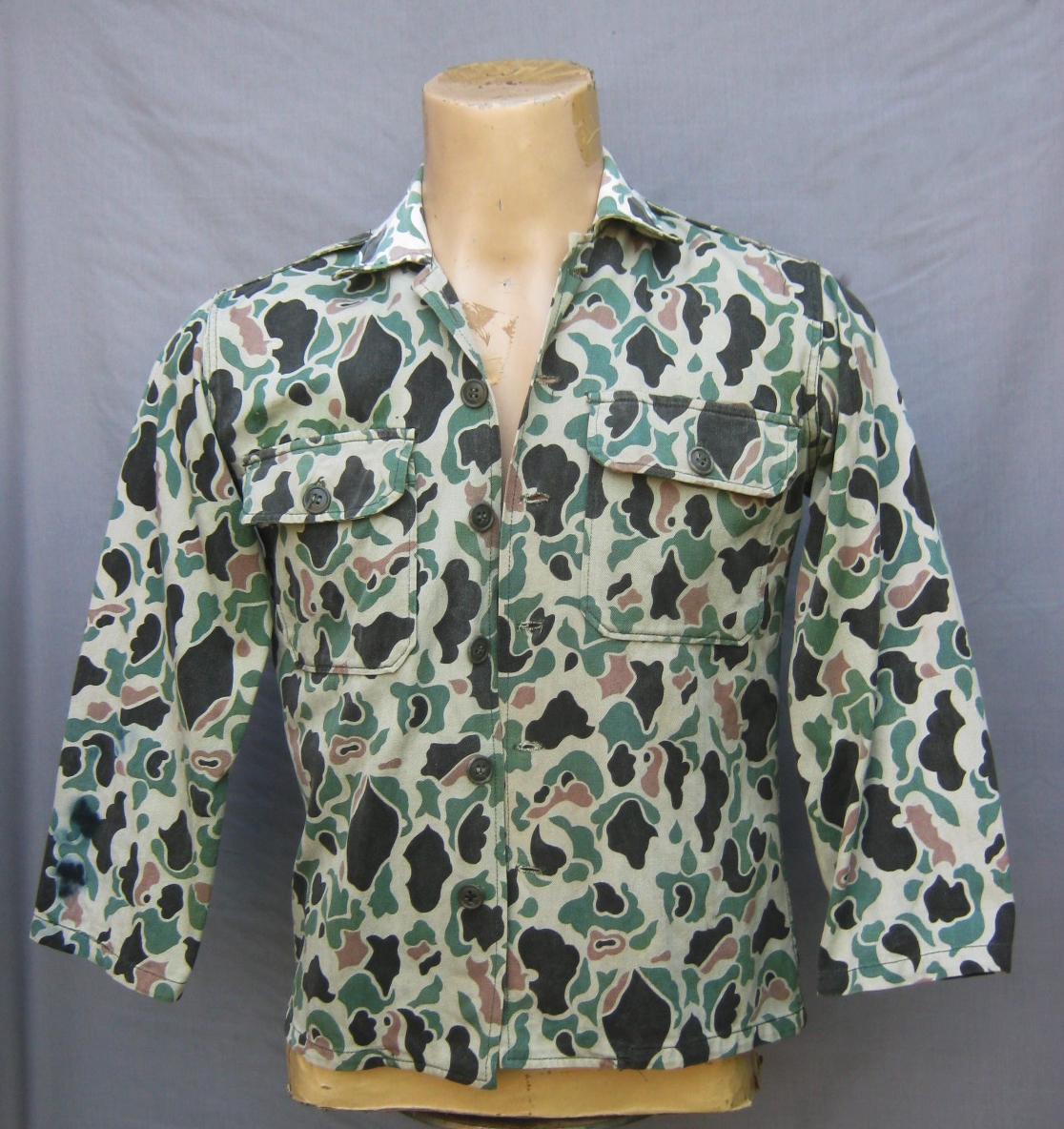 เสื้อลาย กองทัพเกาหลีใต้ ลาย duck hunter pattern camouflage