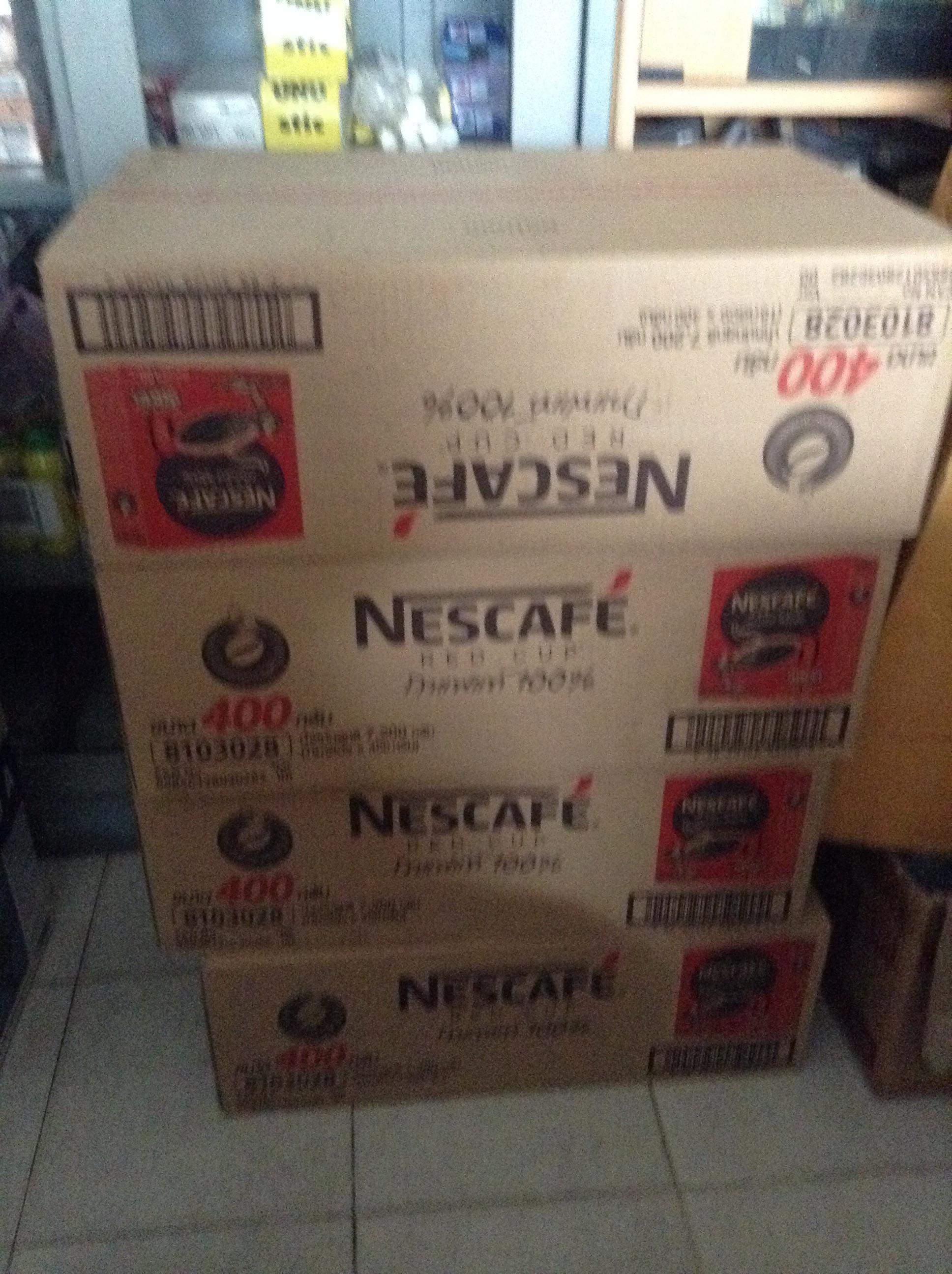 กาแฟเนสกาแฟเรดคัพ360กรัมลังละ18กล่อง