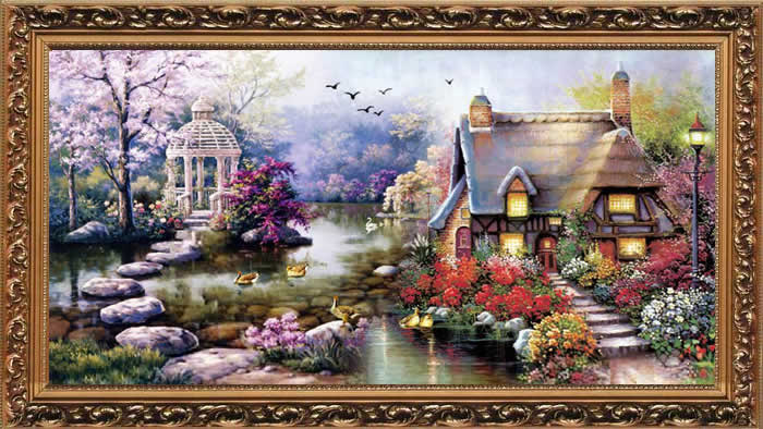 Cottage garden (พิมพ์ลาย)