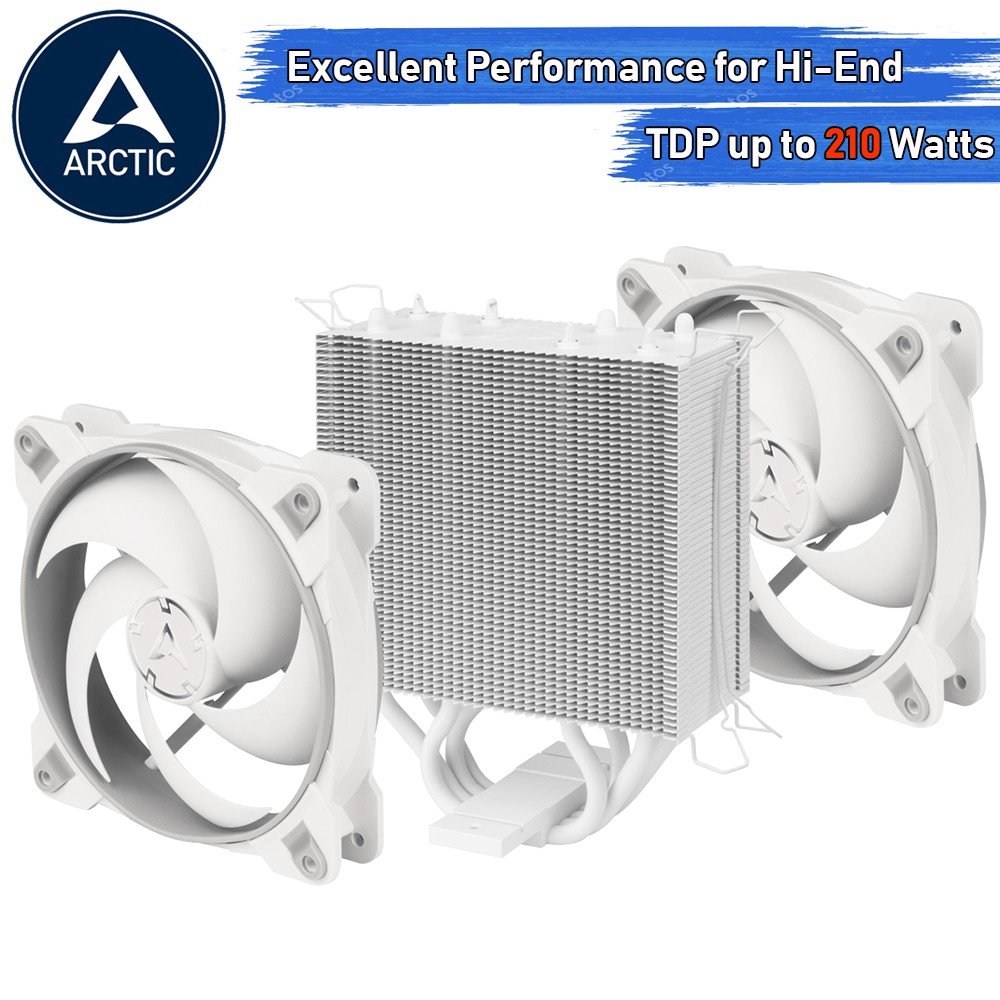 [CoolBlasterThai] Arctic Freezer 34 eSports DUO Tower CPU Cooler (Grey-WHITE) (LGA1851/AM5 Ready)