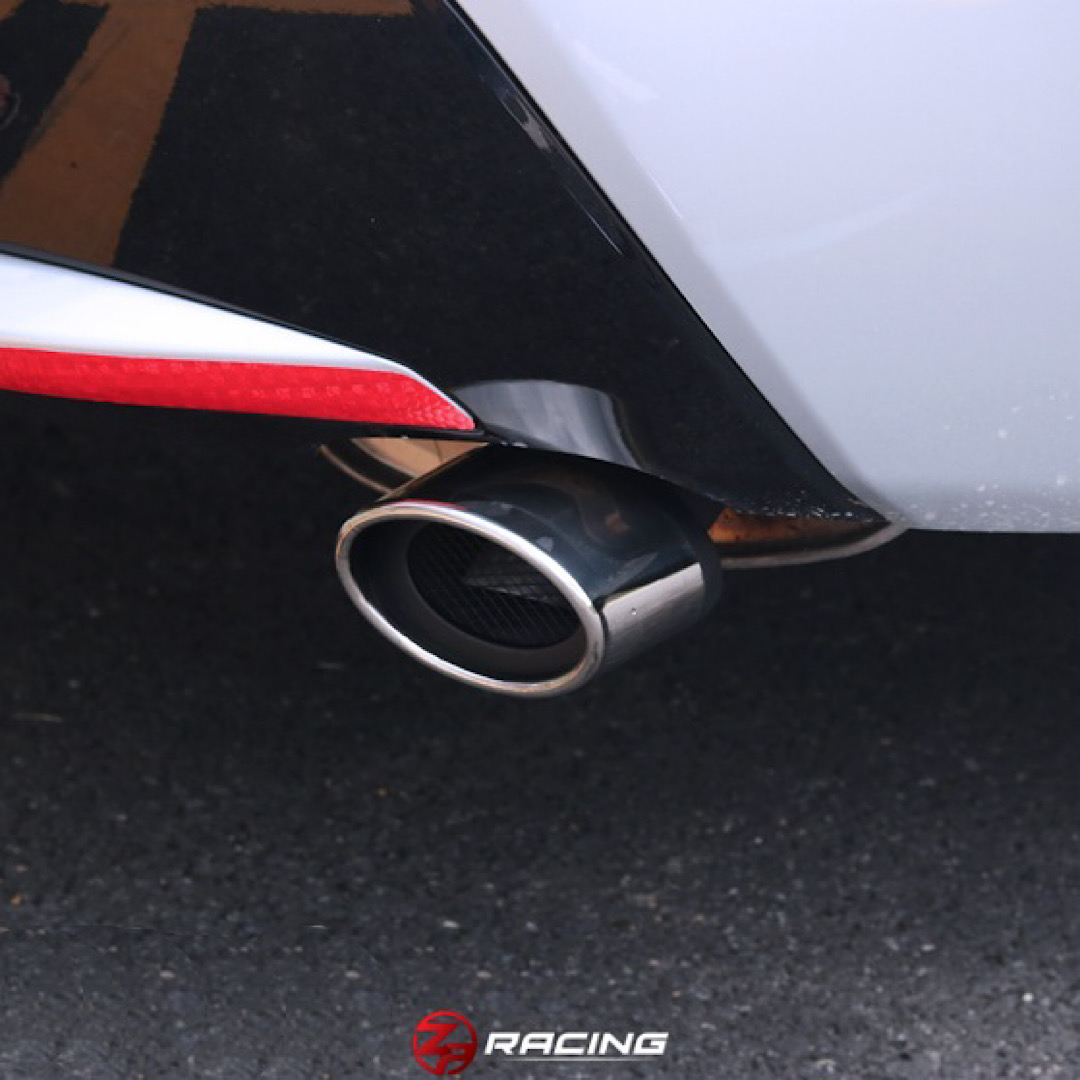 ปลายท่อ ปลอกท่อไอเสีย Honda HR-V E:HEV สี Silver ปลายเฉียง