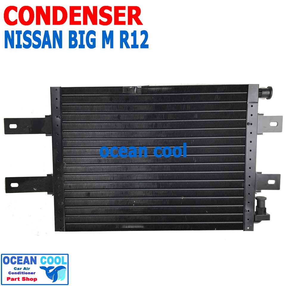 แผงแอร์ นิสสัน บิ๊กเอ็ม R-12 CD0088 condenser Nissan Big M หัวแฟร์ เตเปอร์ คอยล์ร้อน รังผึ้งแอร์ แผงรังผึ้ง แผงคอยล์ร้อน