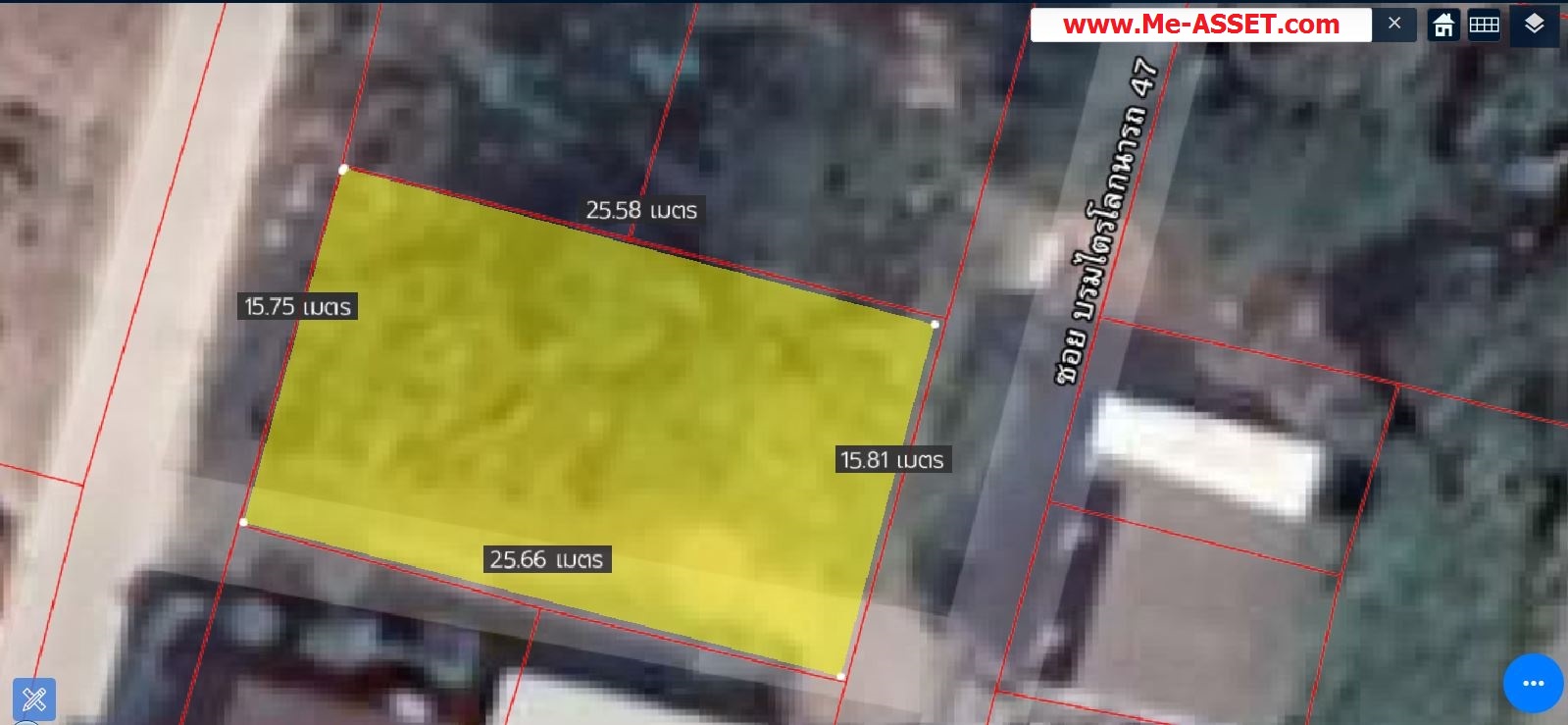 ขายที่ดินถมแล้ว ย่าน บรมไตรโลกนารถ วัดจันทร์ ท่าทอง ตัวเมืองพิษณุโลก : บรมไตรโลกนารถ 47 : 105.5 ตารางวา