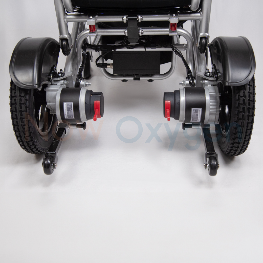 รถเข็นไฟฟ้าแบบพับได้ แบตเตอรี่ลิเธียม (Lithium Battery) รับประกัน 1 ปี