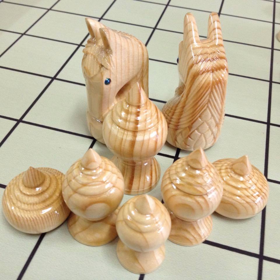 ตัวหมากรุกไทยไม้รุ่นสุดยอดเซียน