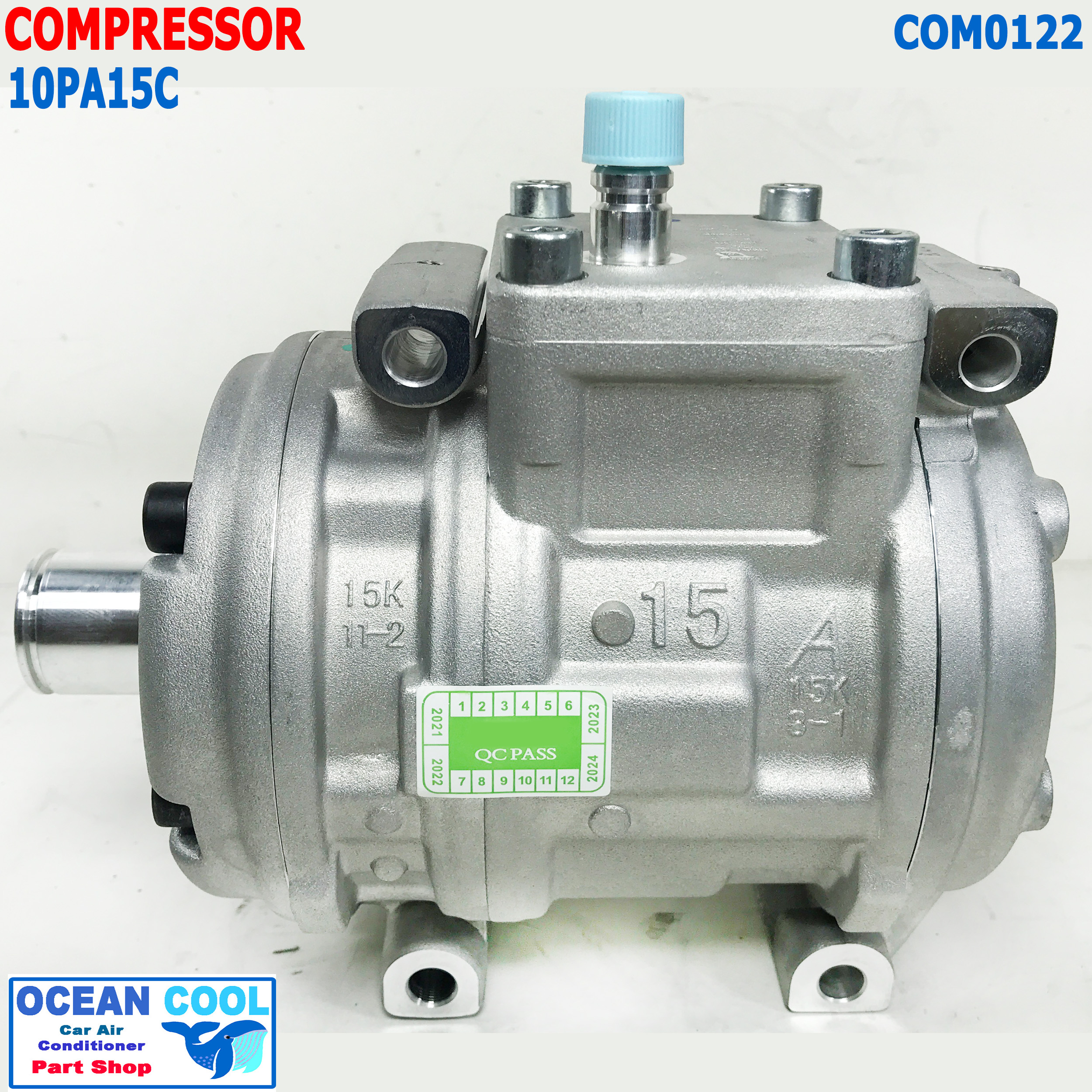 คอมเพลสเซอร์ 10PA15C ไม่รวมชุดคลัช Com0122 Compressor 10PA15C คอมแอร์ อเนกประสงค์