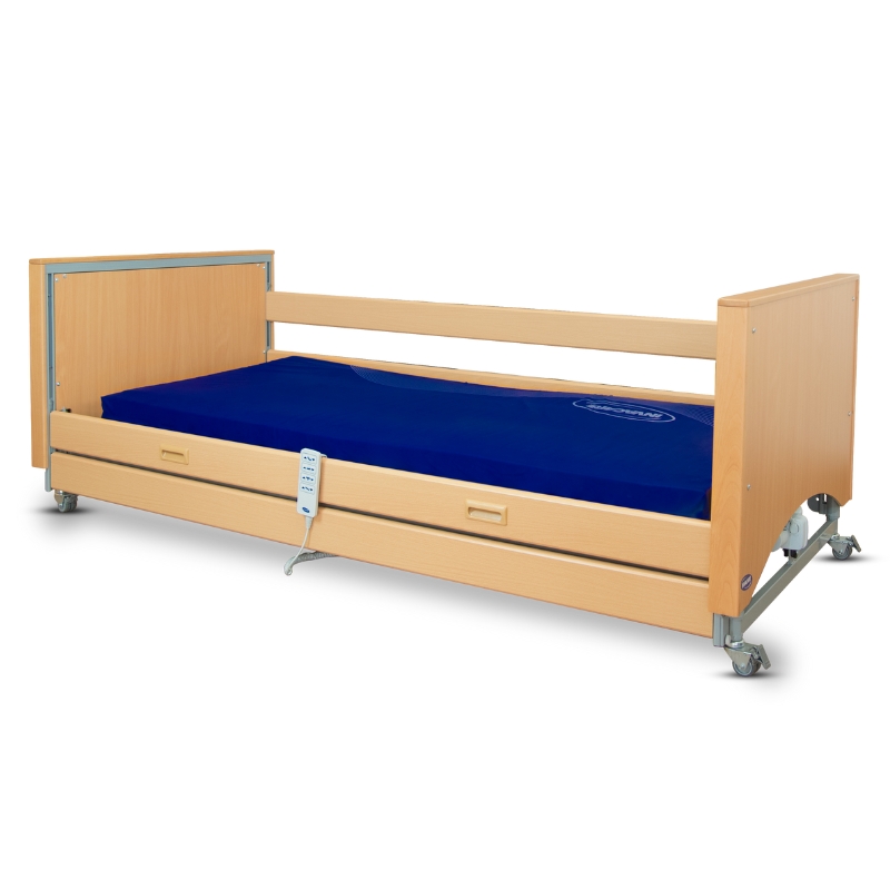 [🔥โปรสุดคุ้ม] เตียงไฟฟ้า 4 ฟังก์ชัน Invacare รุ่น Medley Ergo Super-low Bed ปรับต่ำพิเศษ พับเก็บได้ รับประกันศูนย์ไทย 6 ปี