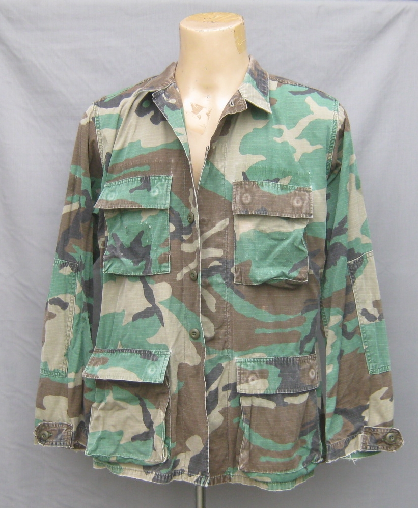 เสื้อทหารสหรัฐ M81 woodland ผ้าฝ้าย 100%