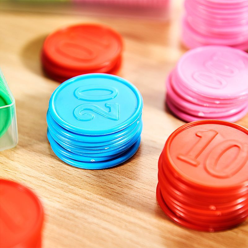 เหรียญชิปพลาสติก Mahjong/Poker Plastic Chip Coin