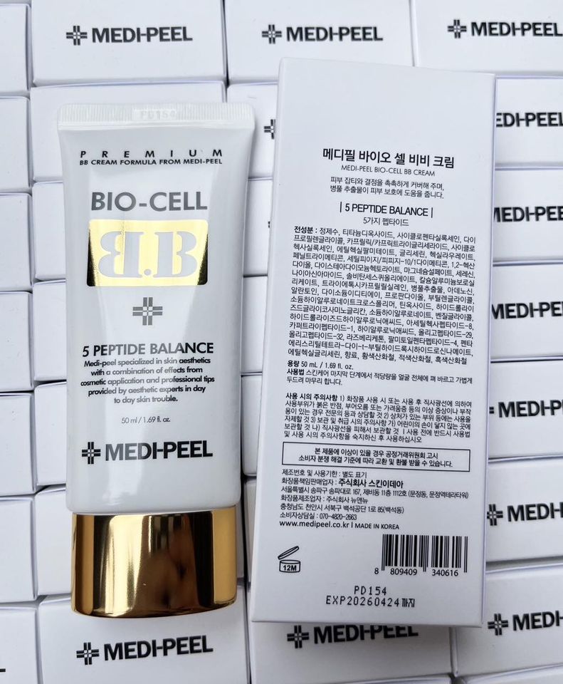 Medi-Peel Bio Cell BB Cream 50ml. บีบีครีมเนื้อบางเบา