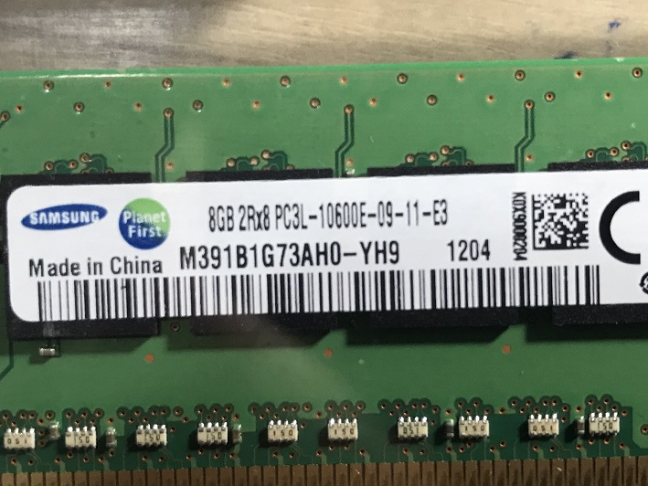 NEW, Dell 99L0382-001 / SNPKTXN3C/8G / M391B1G73AH0YH9-01 [TorCompTH - ขาย จำหน่าย ราคา] Dell 8GB 2R x8 PC3L-10600E DDR3-1333 ECC UDIMM for Dell T110 II